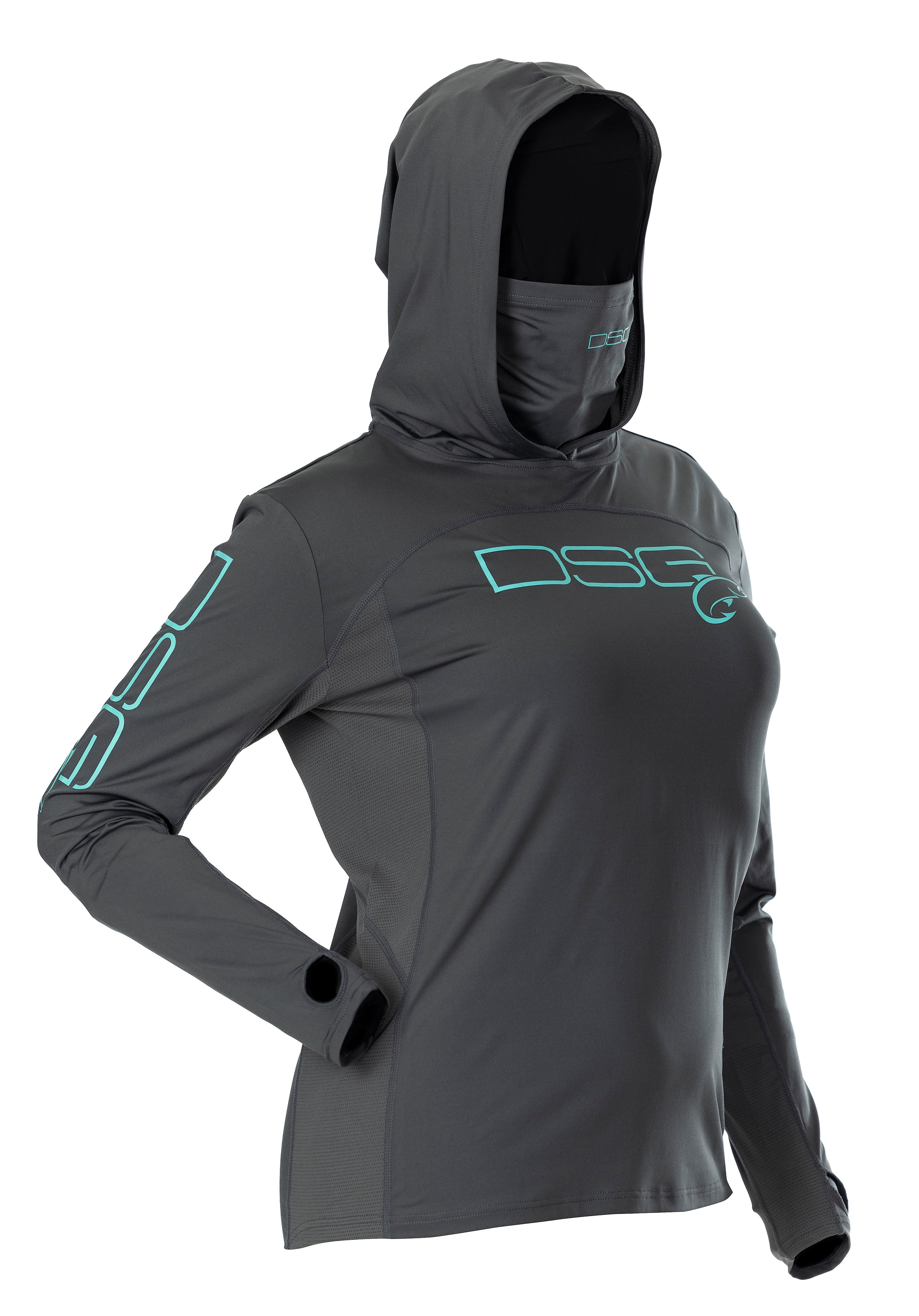 DSG Chloe Plus Size Hooded Sun Shirt