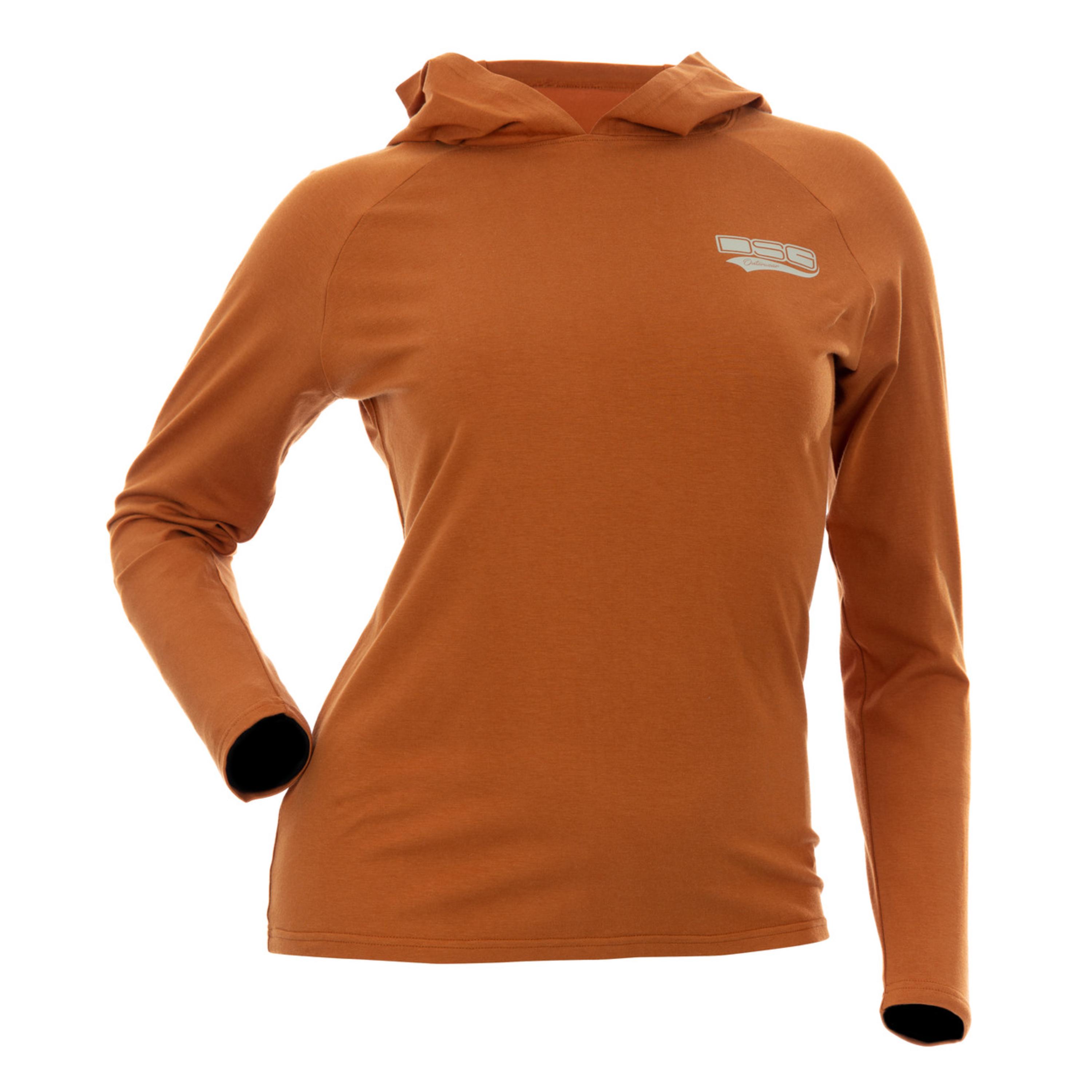 DSG Bamboo Plus Size Long Sleeve  UPF 30+ Hooded Shirt