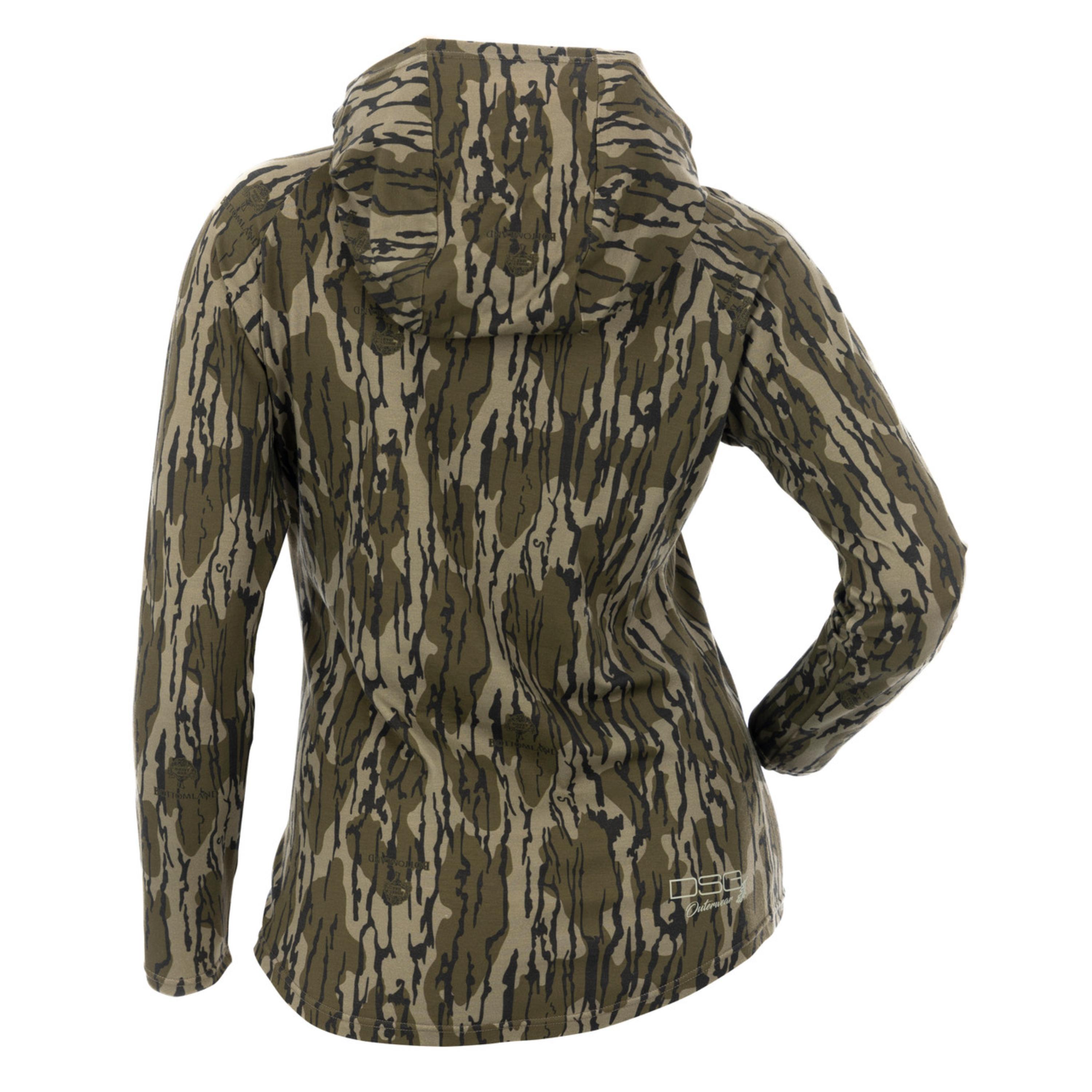 DSG Bamboo Plus Size Long Sleeve  UPF 30+ Hooded Shirt