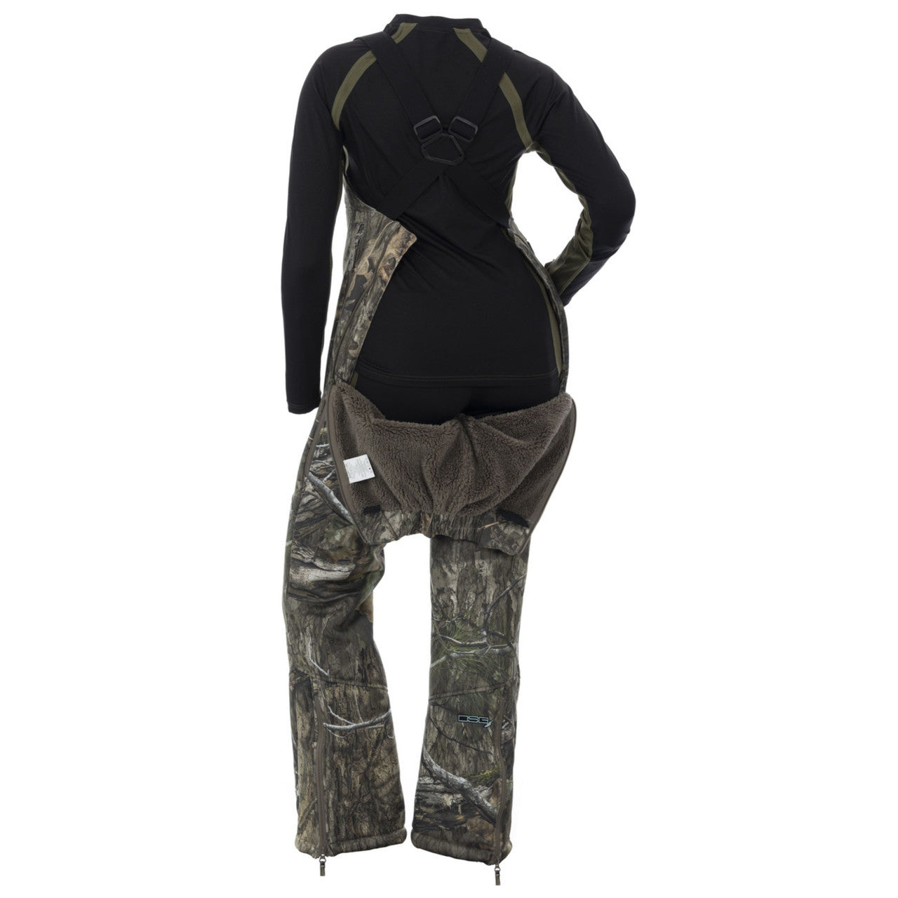 DSG Breanna 2.0 Plus Size Drop Seat Fleece Bib | Assorted Colors
