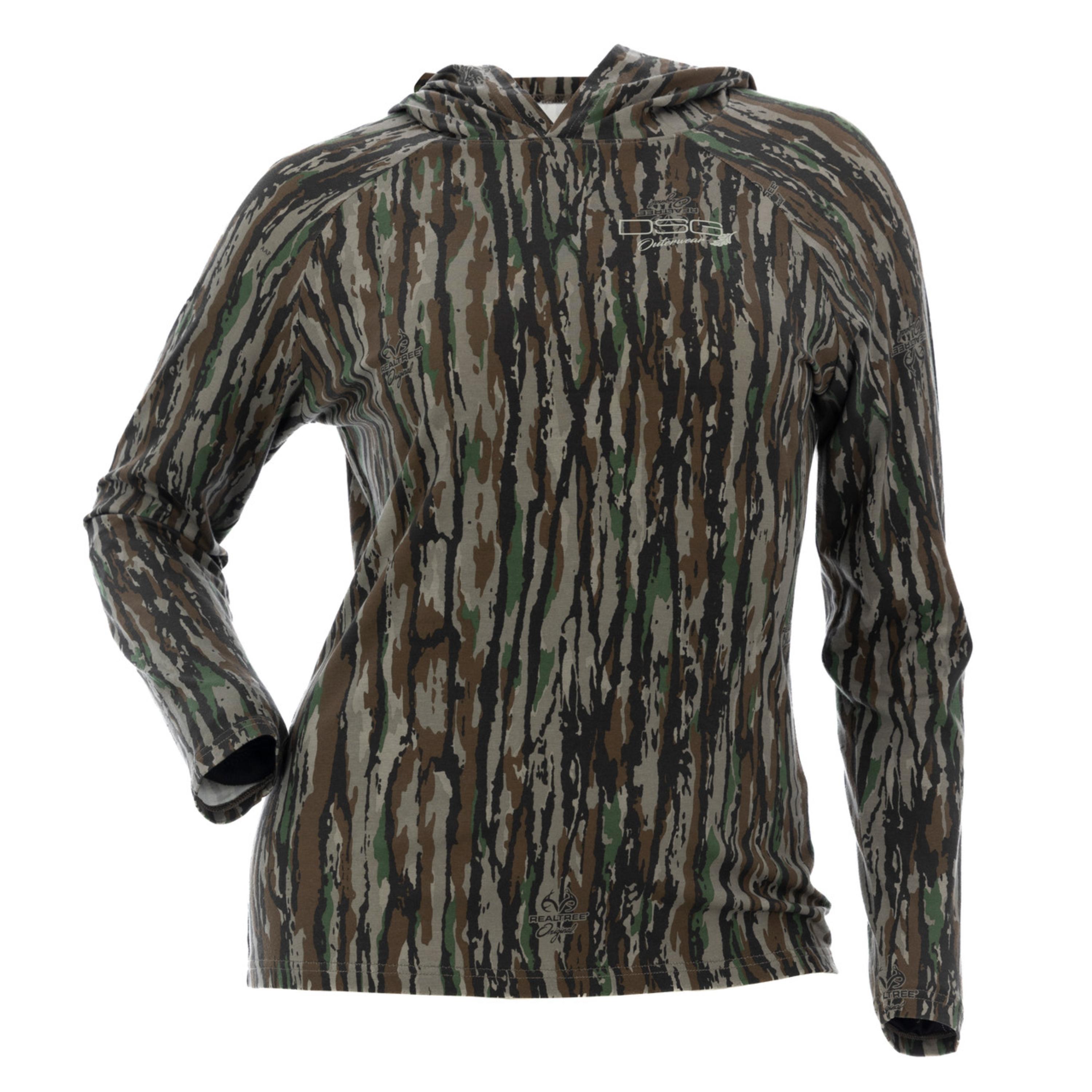 DSG Bamboo Plus Size Long Sleeve  UPF 30+ Hooded Shirt