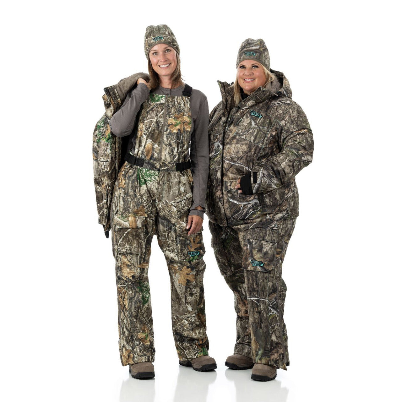 DSG Kylie 5.0 Plus Size Camouflage Drop Seat Bib