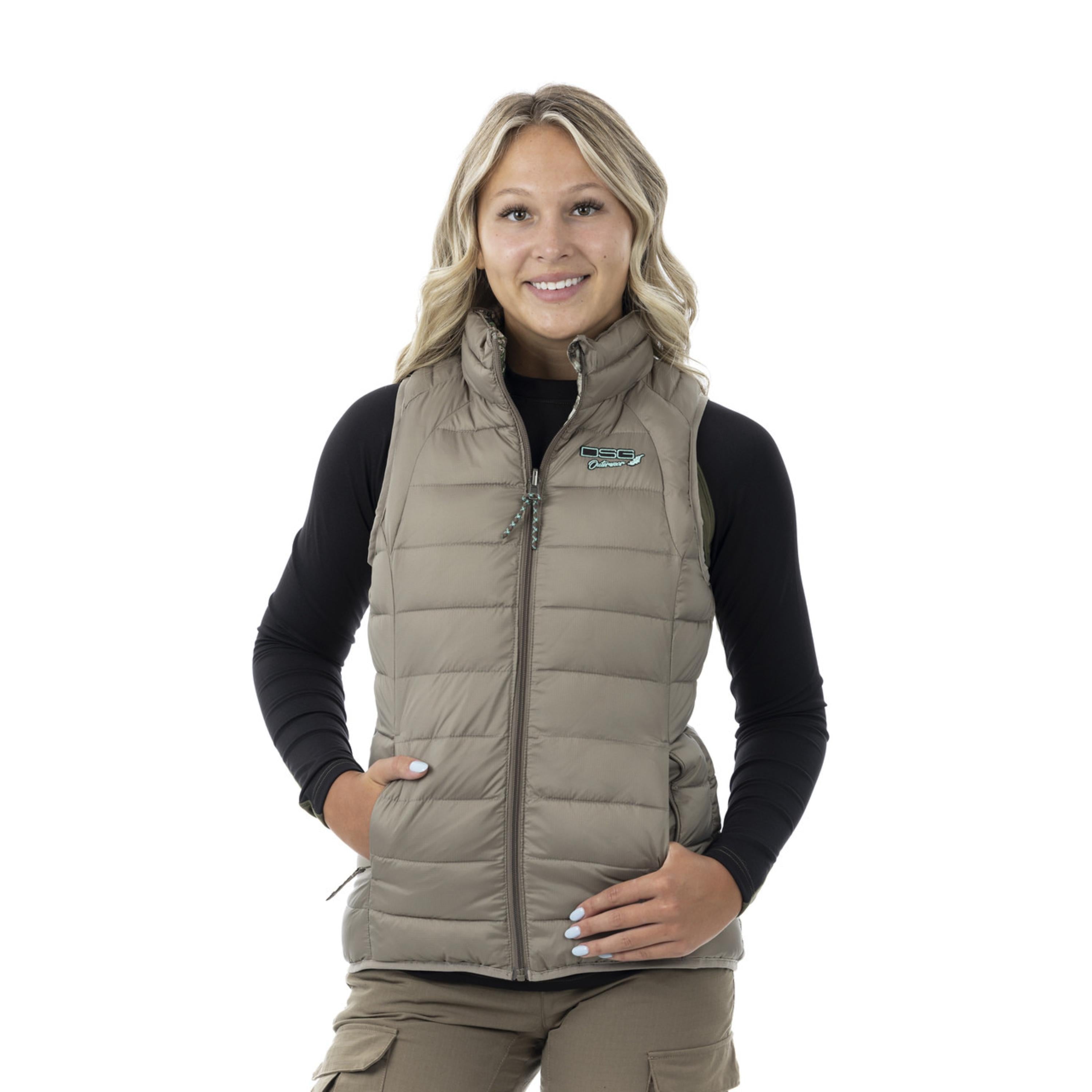 DSG Reversible Plus Size Puffer Vest