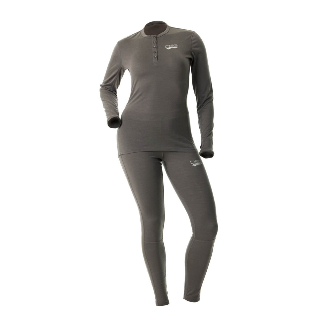 DSG Merino Wool Plus Size Base Layer Pant |Grey