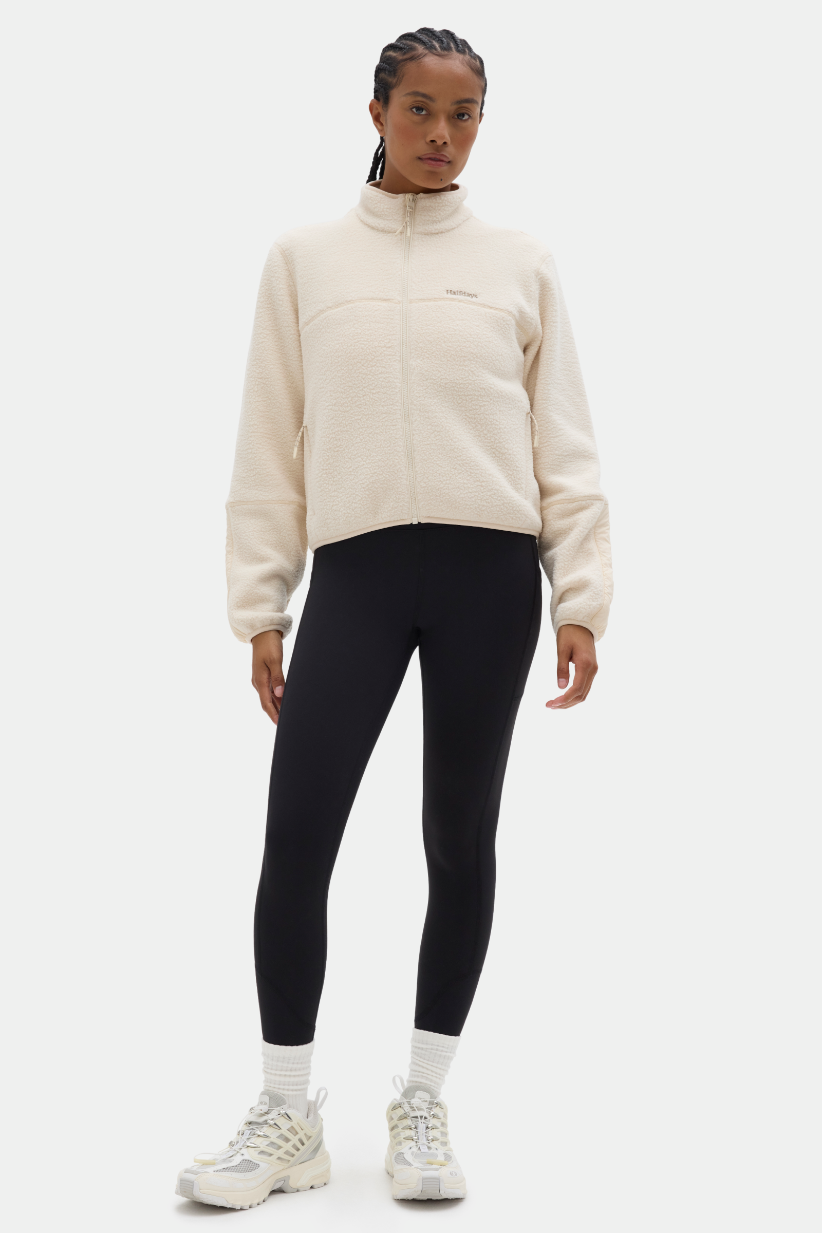 Halfdays Chapelle Plus Size Fleece Jacket