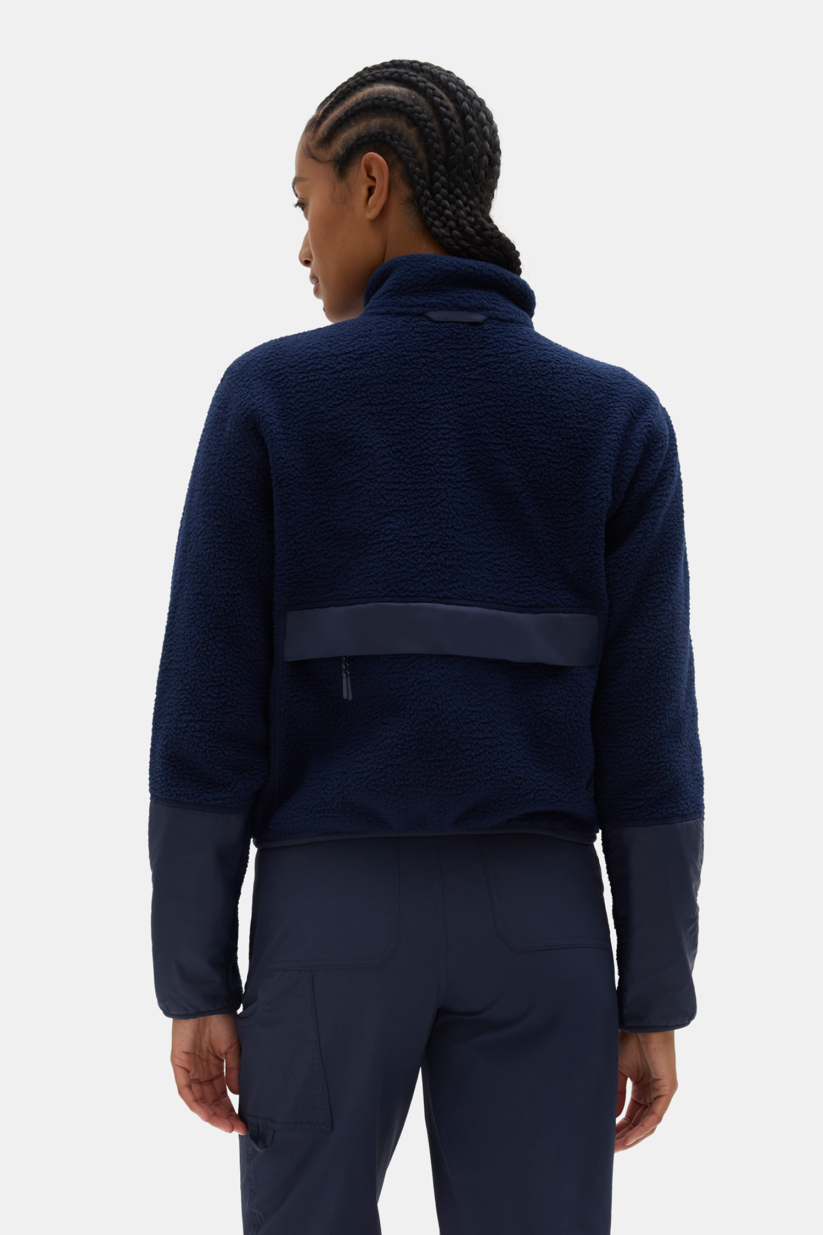 Halfdays Chapelle Plus Size Fleece Jacket