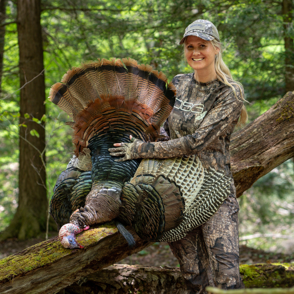 DSG LS Plus Size Camo Tech Shirt - UPF 50+ - Realtree Timber®