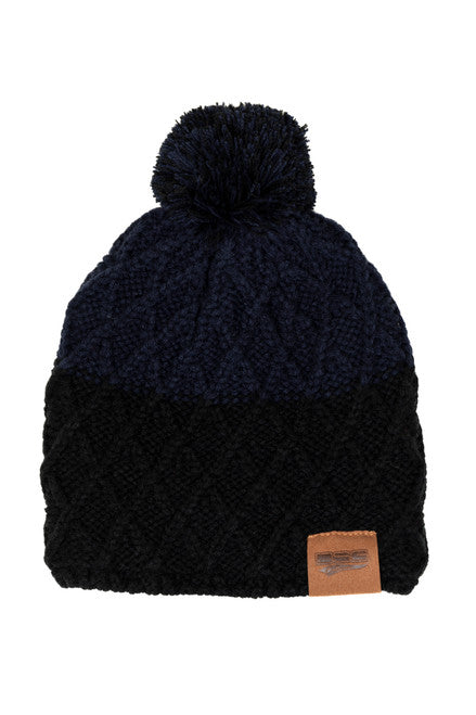 DSG Two-Tone Pom Beanie