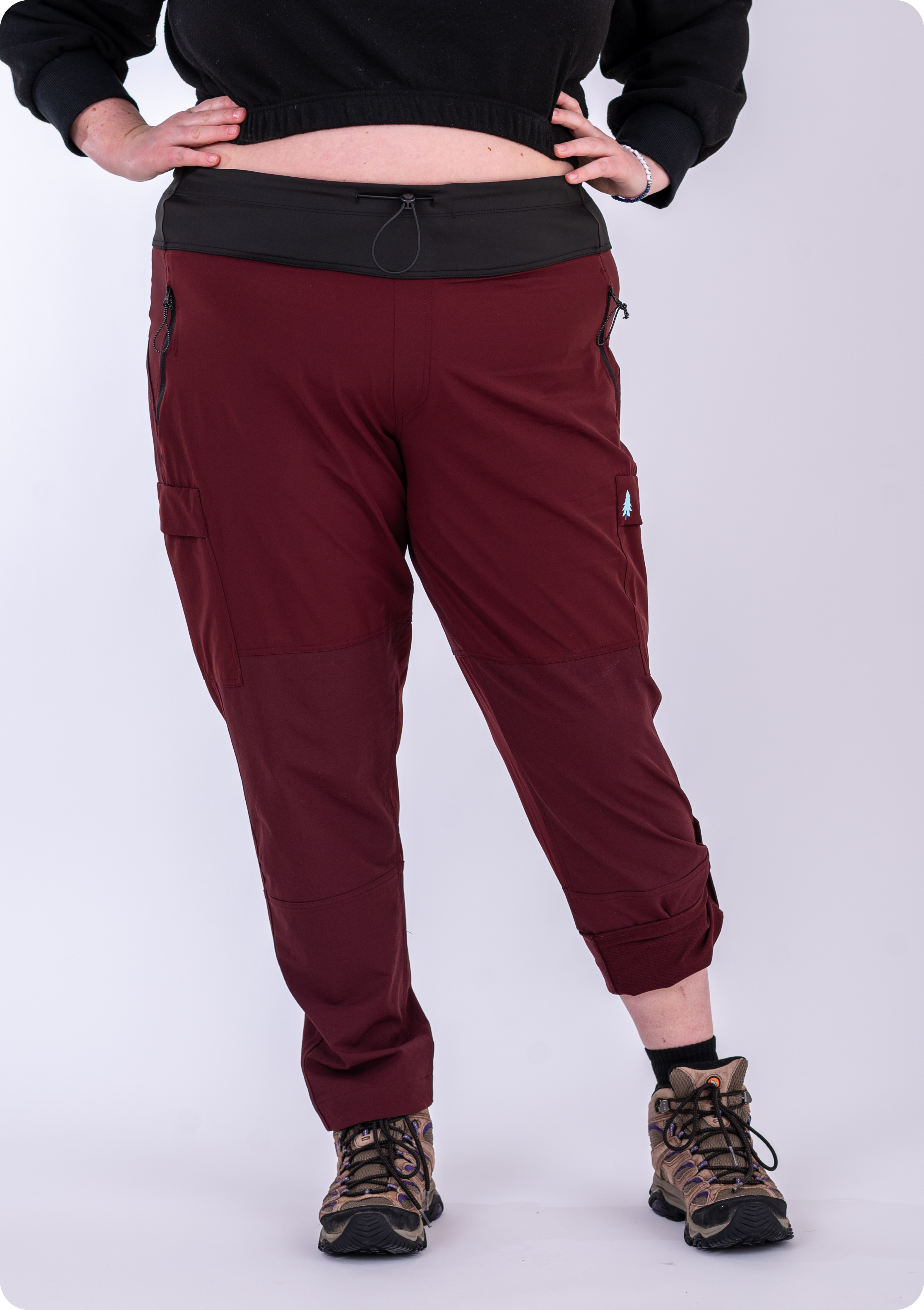 Plus SIze Hiking Pants | Brecken - Outie
