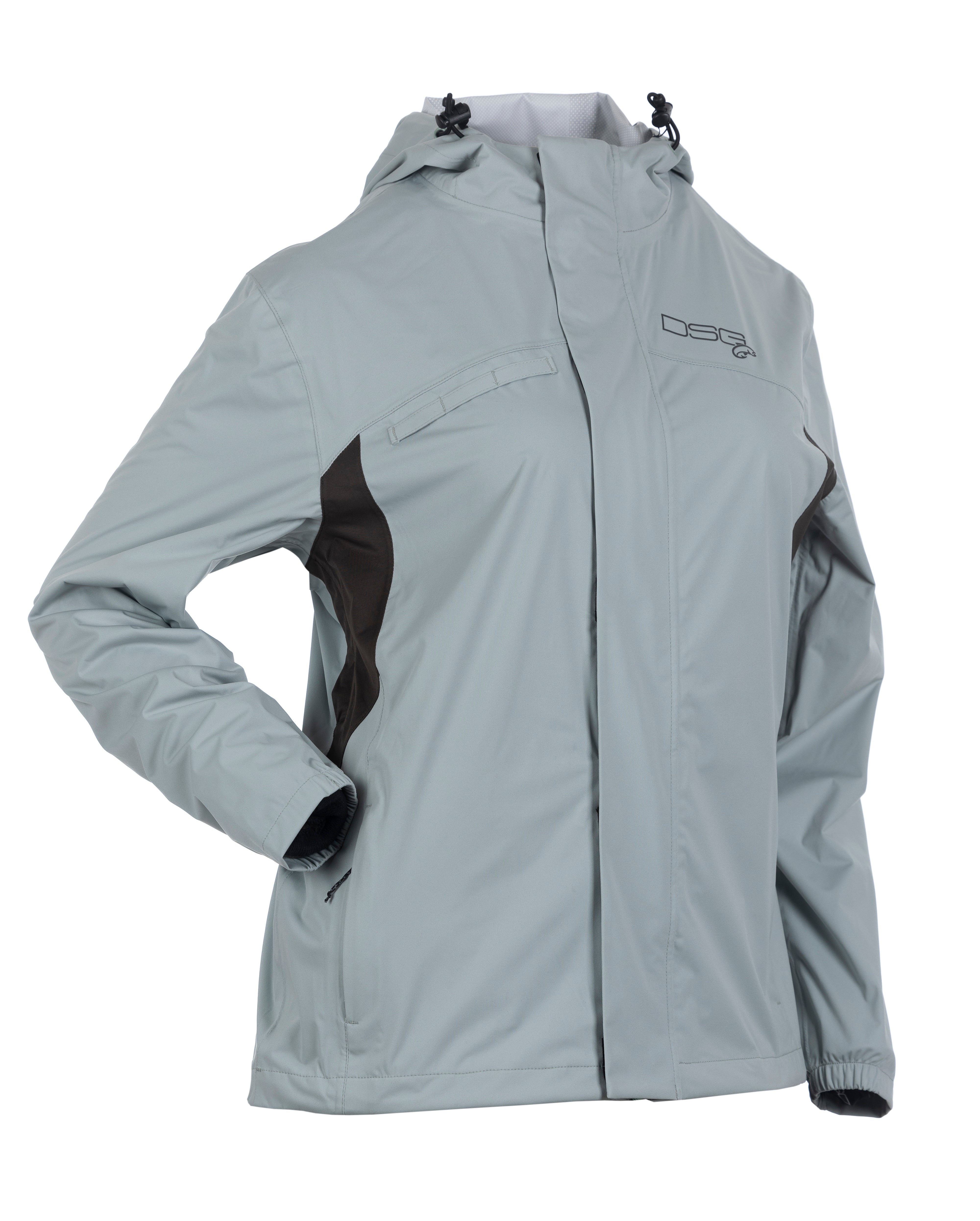 DSG Journey Plus Size Rain Jacket product shot in lichen front view