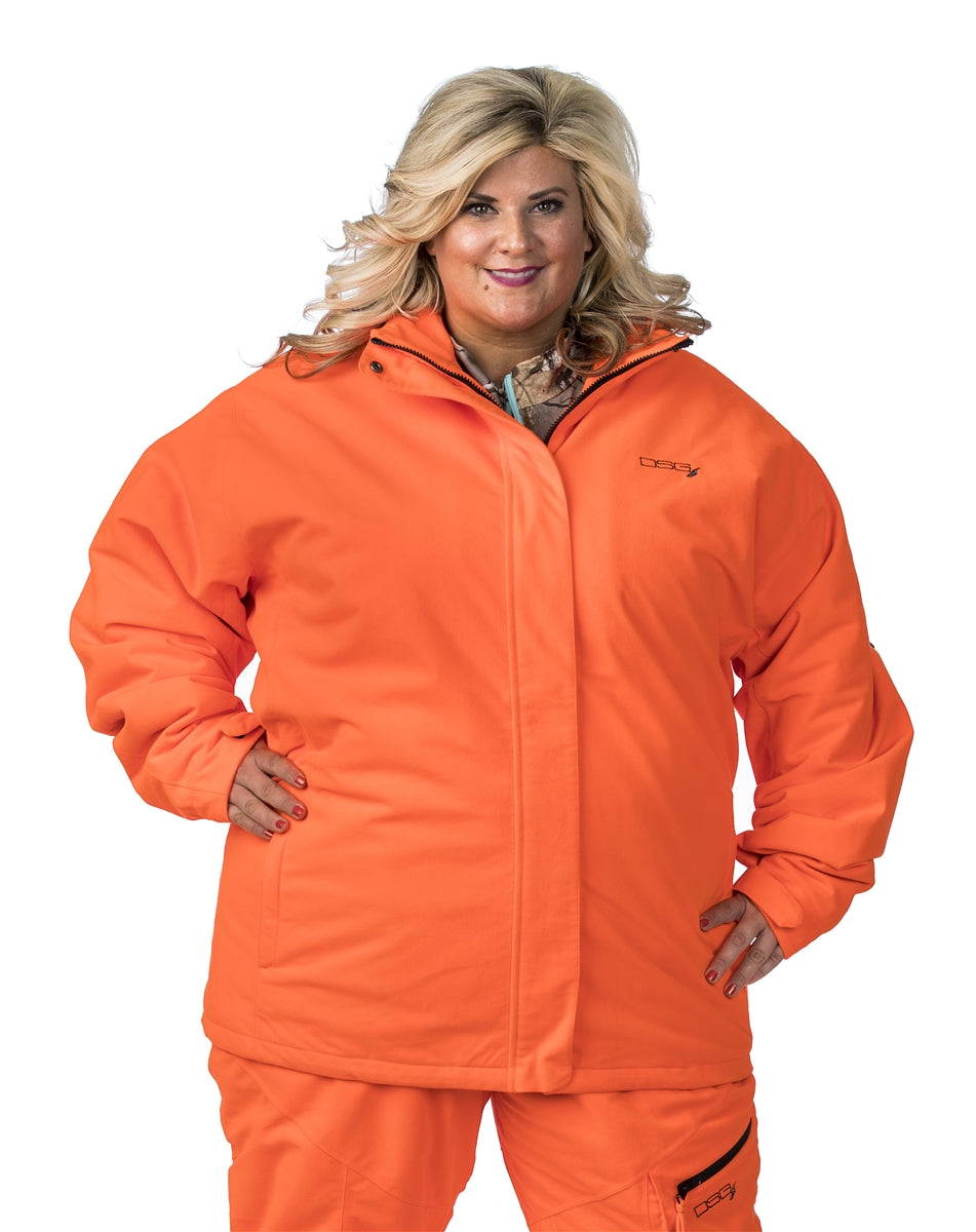DSG Addie Plus Size Hunting Jacket- Blaze Orange Closeout
