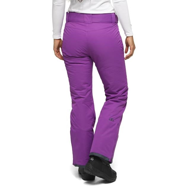 Back view of woman wearing Arctix Plus Size Snow Pants in Amethyst