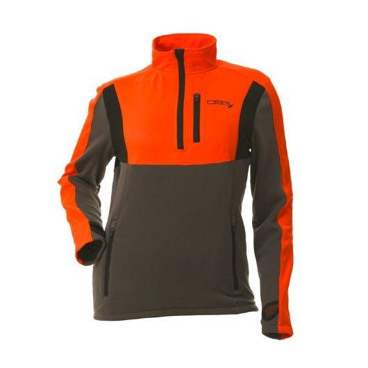 DSG Plus Size Upland Performance Fleece | Blaze Orange/Stone - Closeout