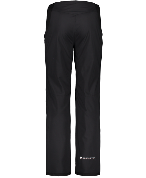 Obermeyer Sugar Bush Stretch Plus Size Snow Pant in Black product back view