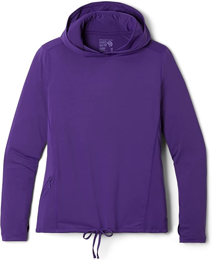 Product view of Mountain Hardwear Crater Lake Plus Size LS Hoody in Zodiac