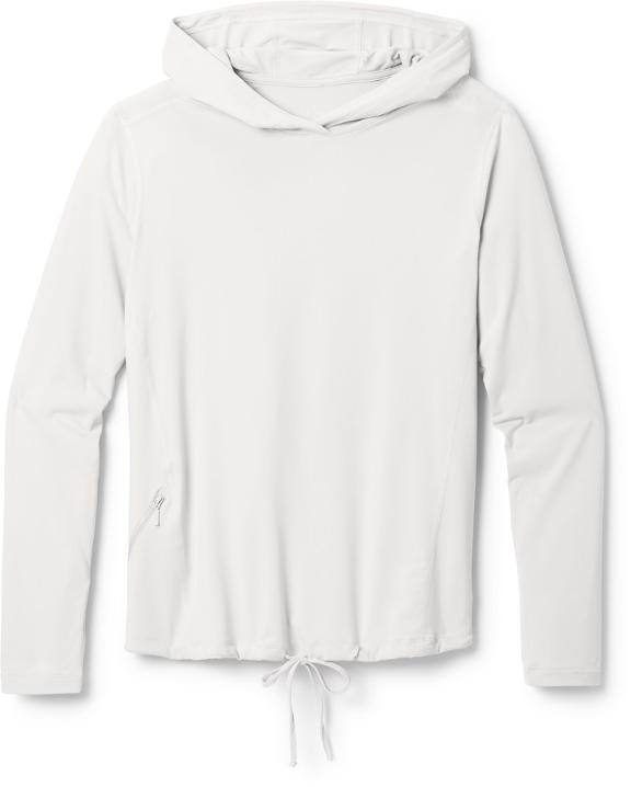 Product view of Mountain Hardwear Crater Lake Plus Size LS Hoody in Fogbank