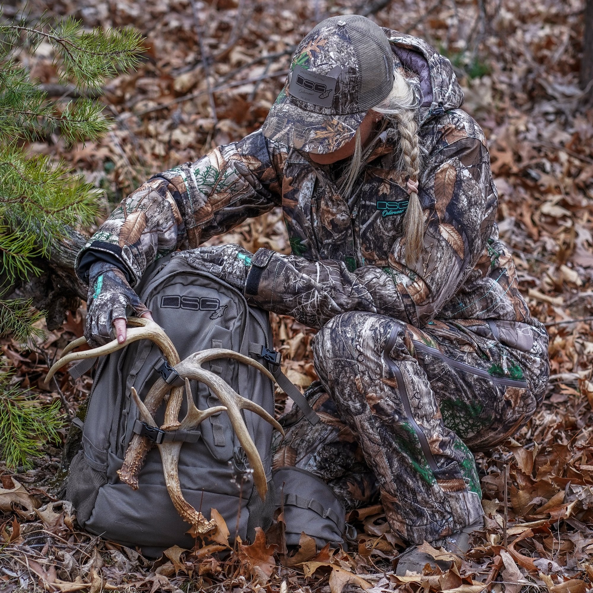 DSG Kylie 5.0 Plus Size Camouflage Drop Seat Bib