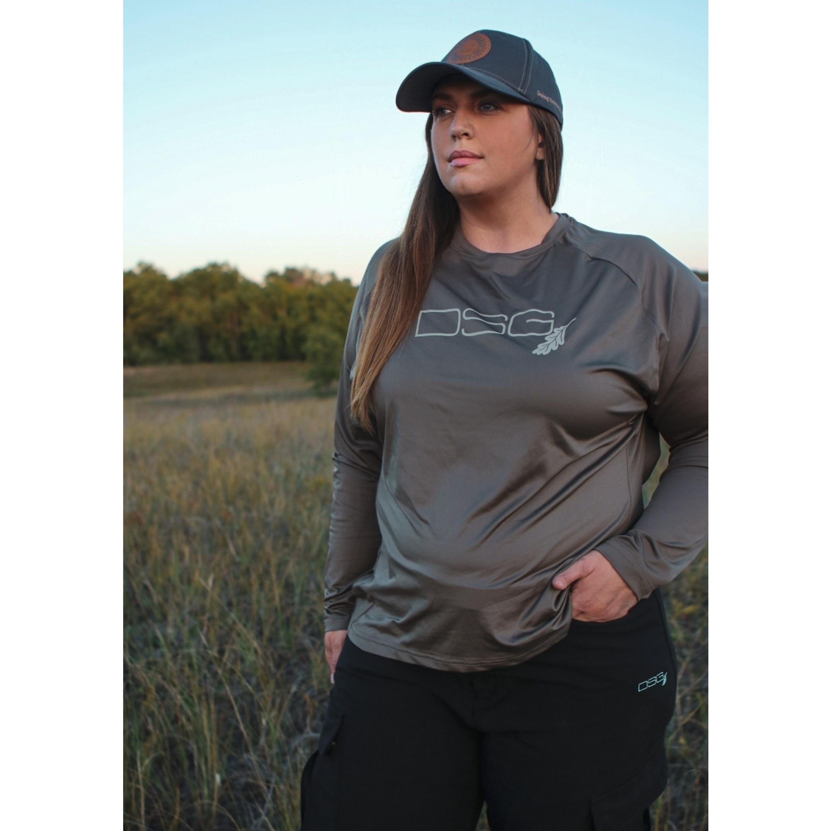 DSG LS Plus Size Ultra Lightweight UPF 50 Camo Tech Shirt | Assorted Colors