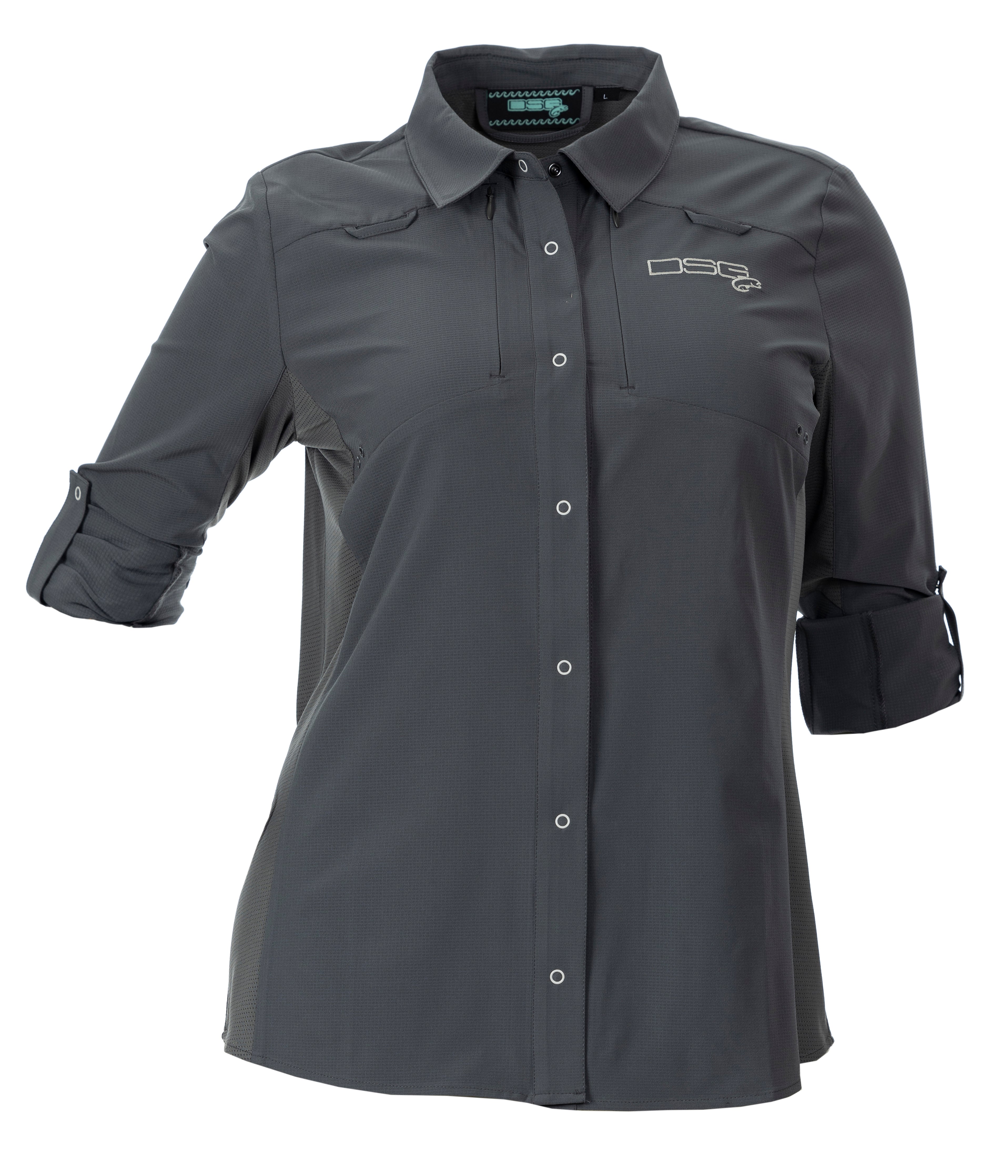 DSG Victoria Plus Size Snap Up Shirt