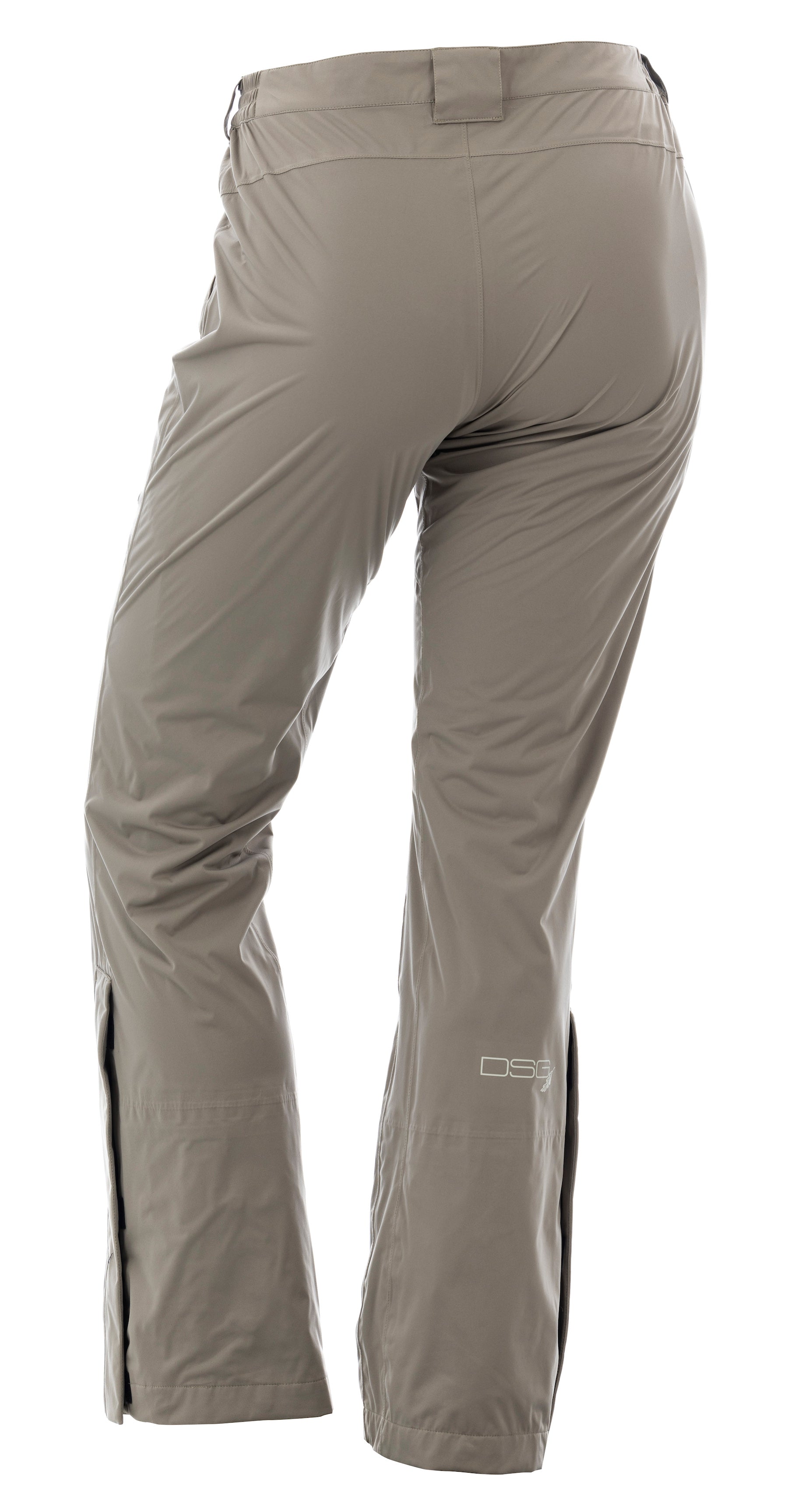 DSG Nova Plus Size Rain Pant in linchen back view