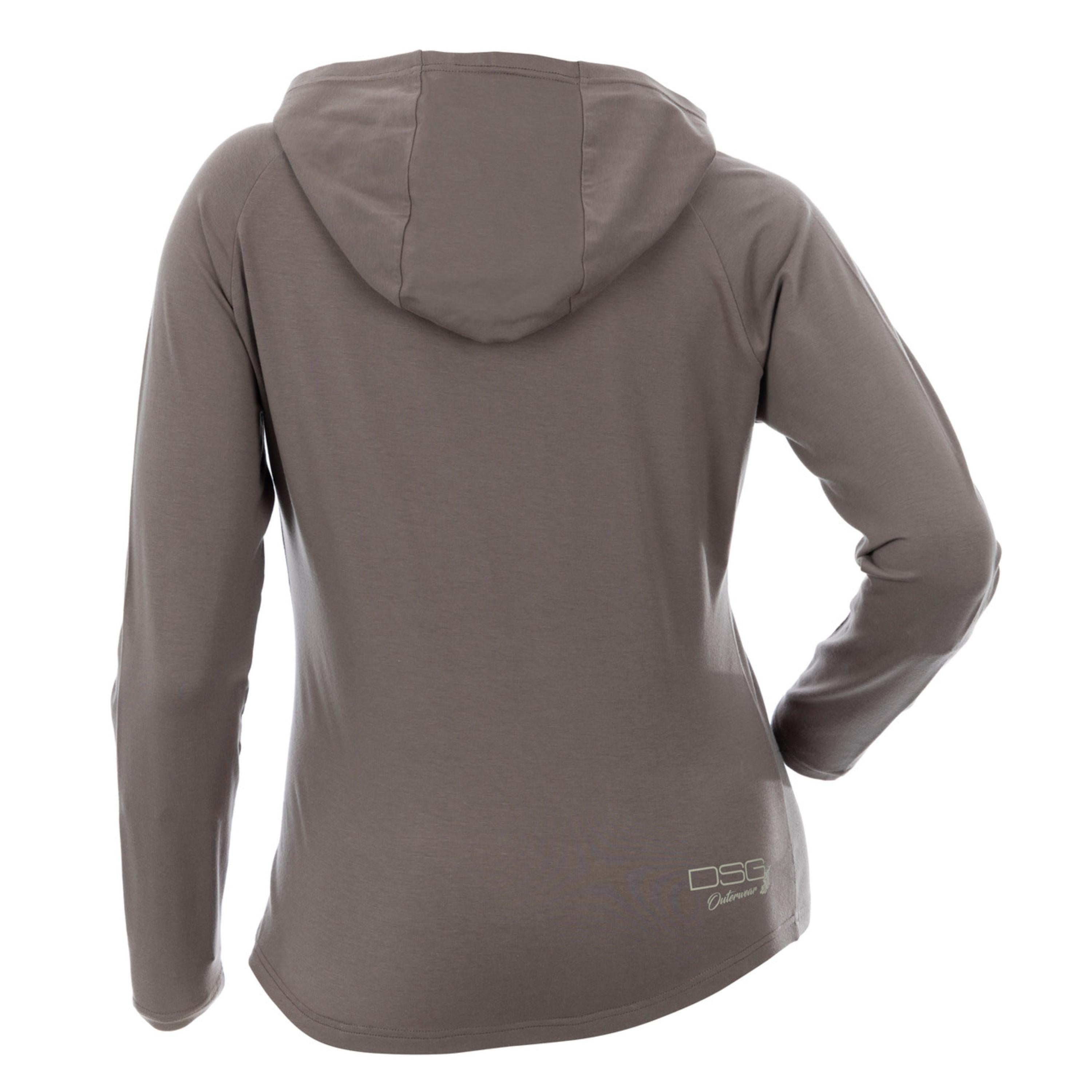 DSG Bamboo Plus Size Long Sleeve  UPF 30+ Hooded Shirt