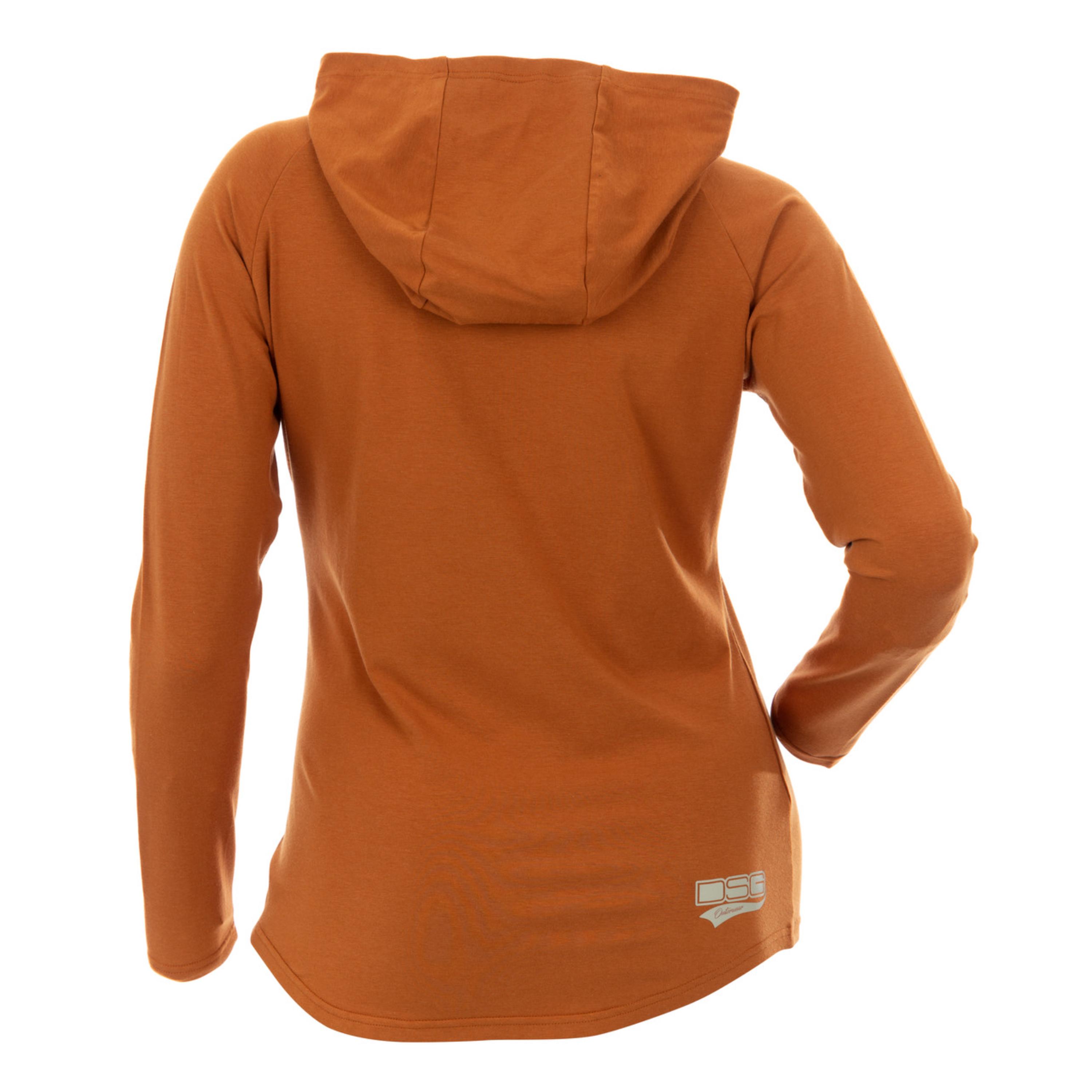 DSG Bamboo Plus Size Long Sleeve  UPF 30+ Hooded Shirt