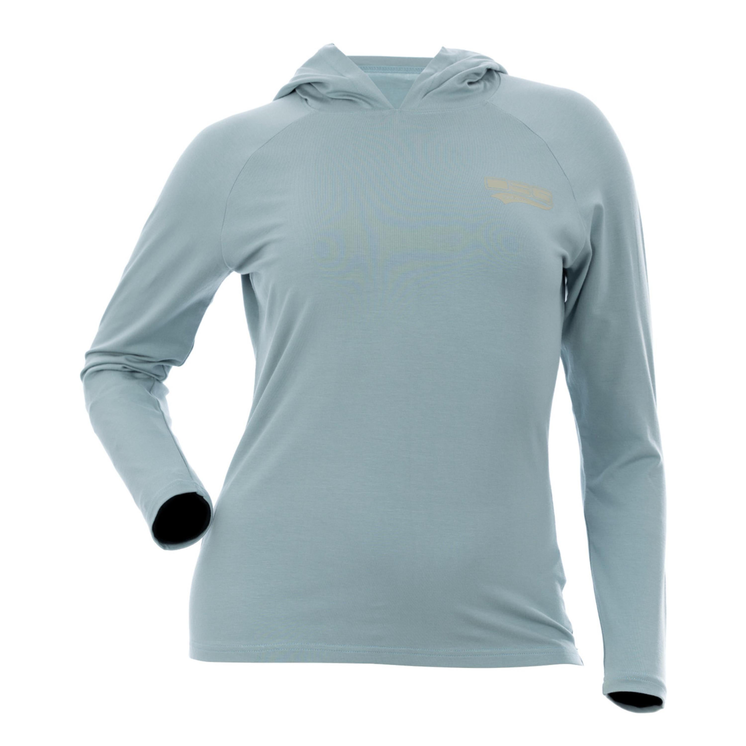 DSG Bamboo Plus Size Long Sleeve  UPF 30+ Hooded Shirt