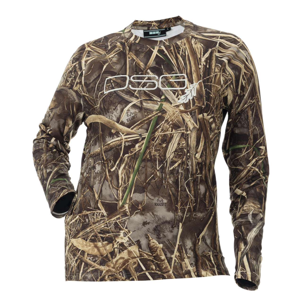 DSG LS Plus Size Camo Tech Shirt - UPF 50+ - Realtree Timber®