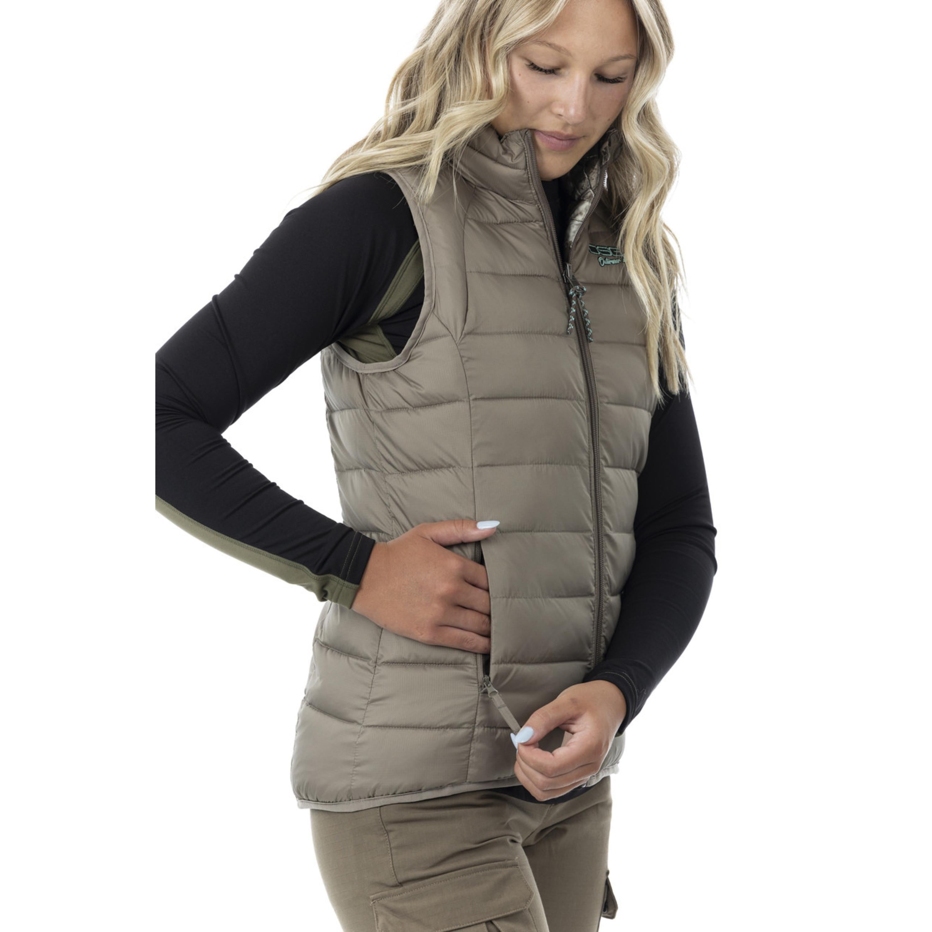 DSG Reversible Plus Size Puffer Vest