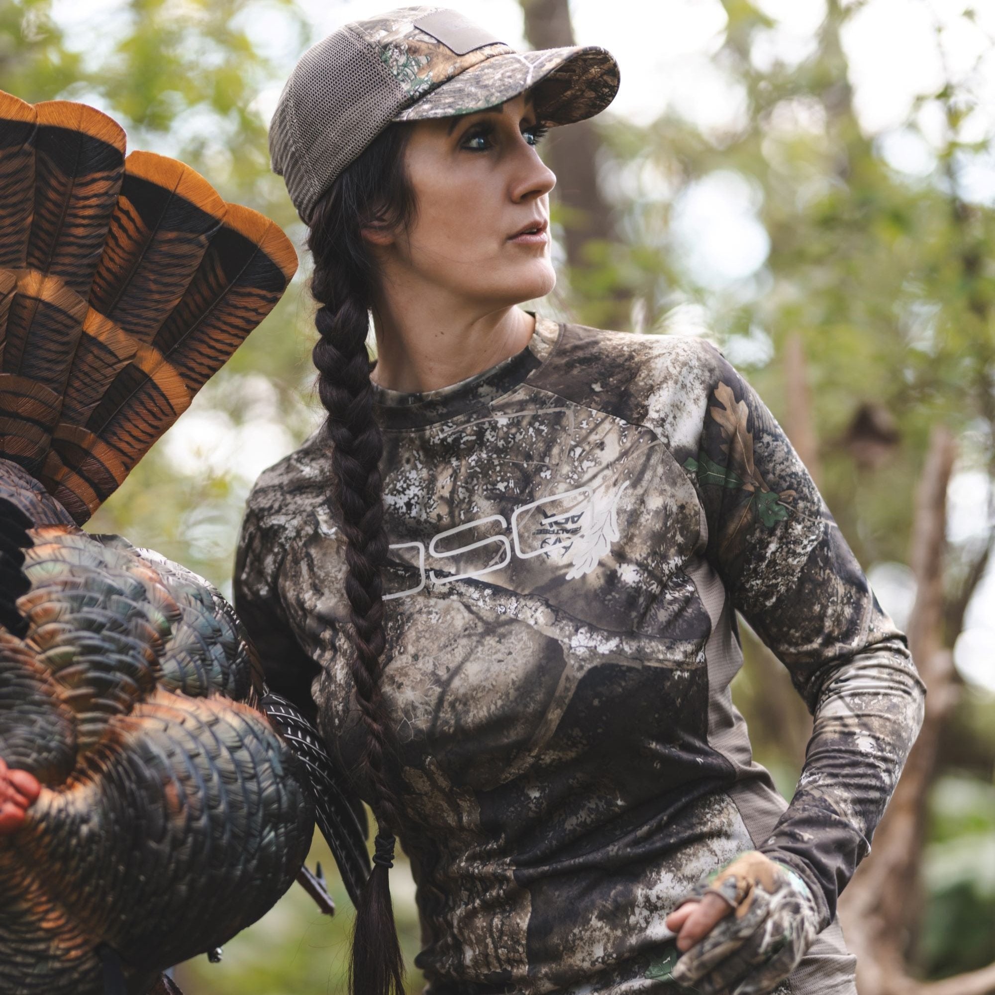 DSG LS Plus Size Ultra Lightweight UPF 50 Camo Tech Shirt | Assorted Colors