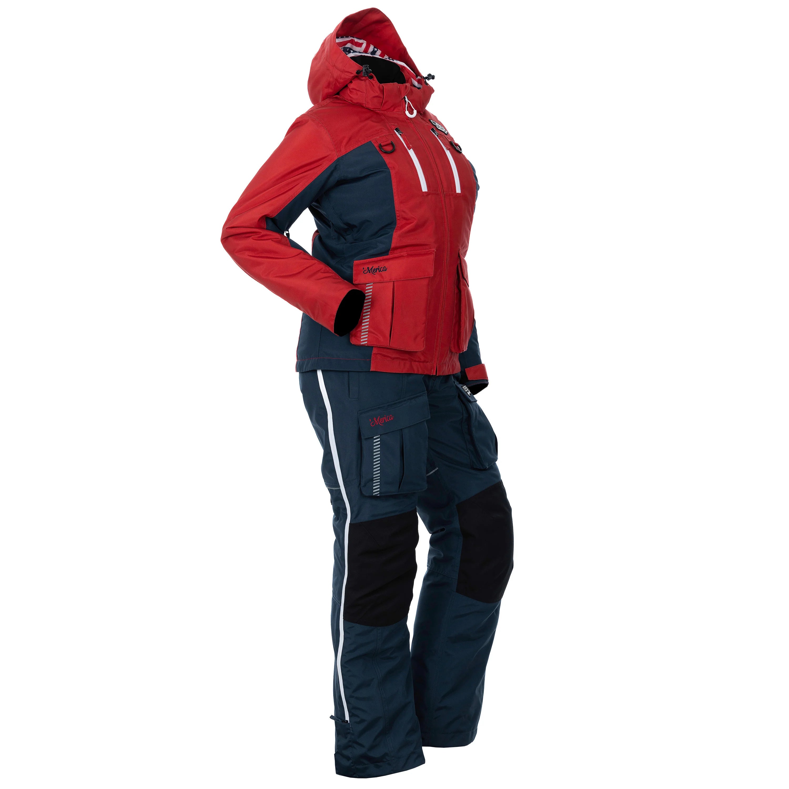 Limited Edition DSG Arctic Appeal 3.0 Plus Size Drop Seat Bib - 'Merica