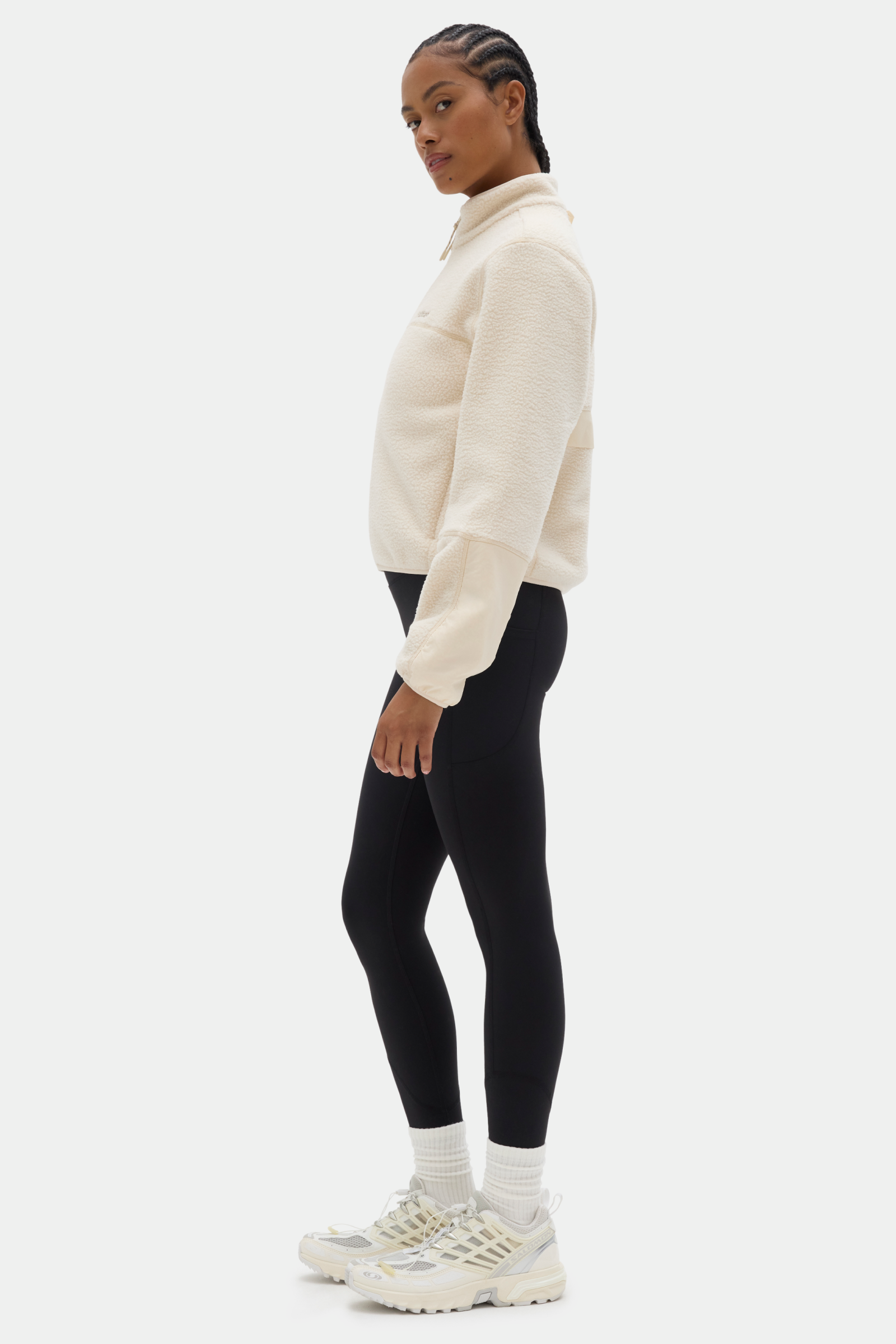 Halfdays Chapelle Plus Size Fleece Jacket