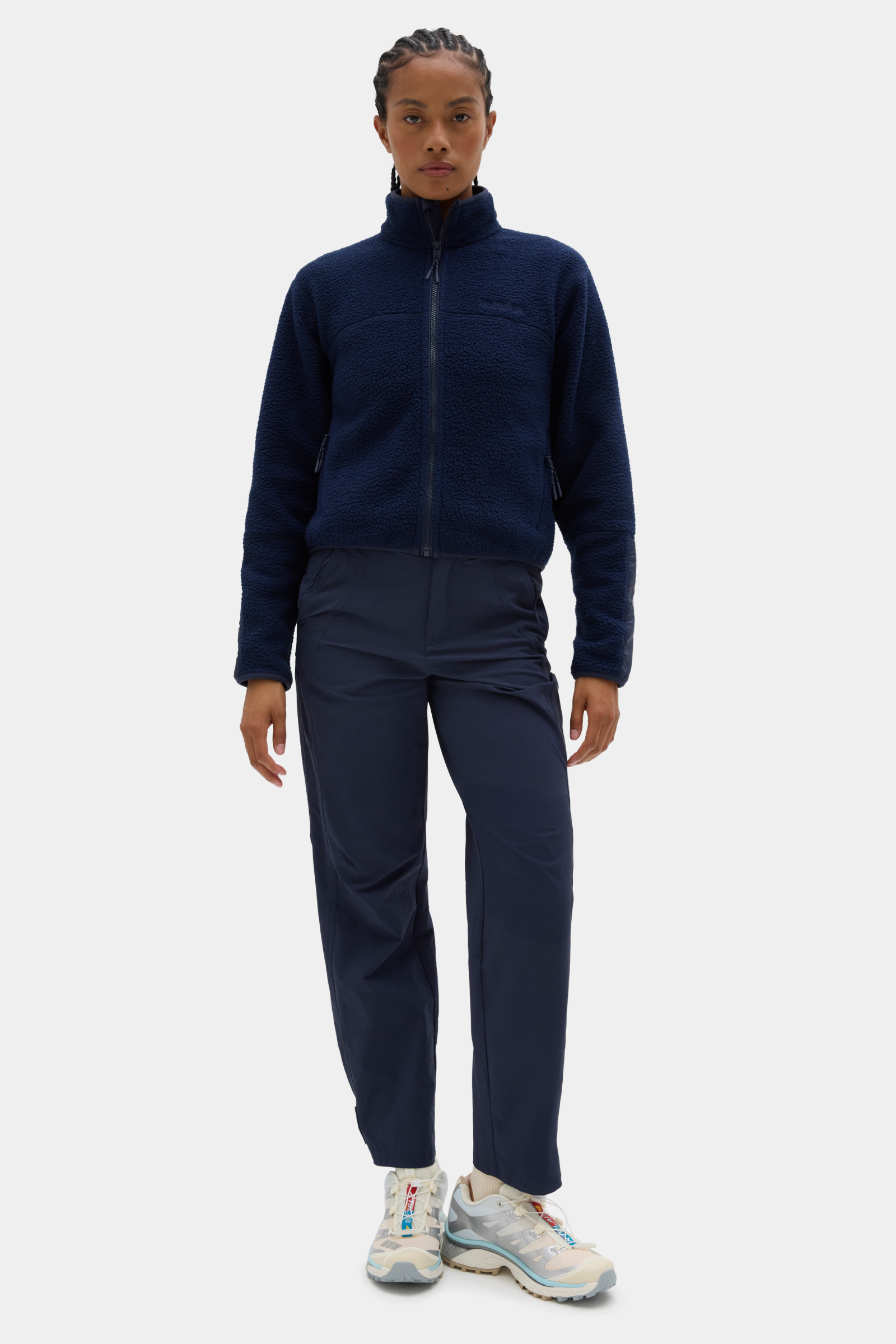 Halfdays Chapelle Plus Size Fleece Jacket