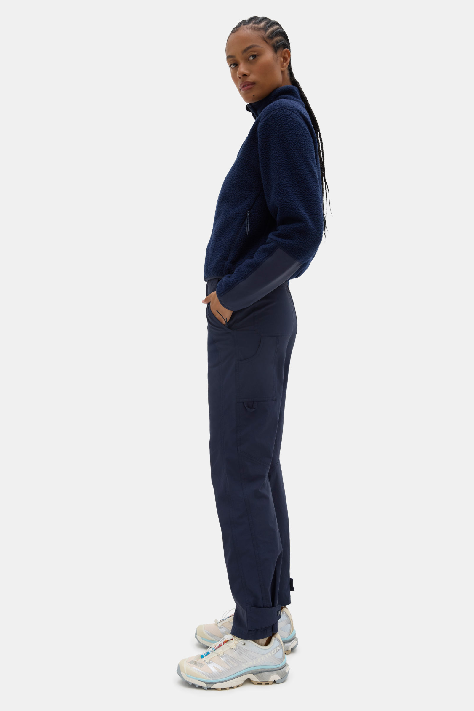 Halfdays Chapelle Plus Size Fleece Jacket