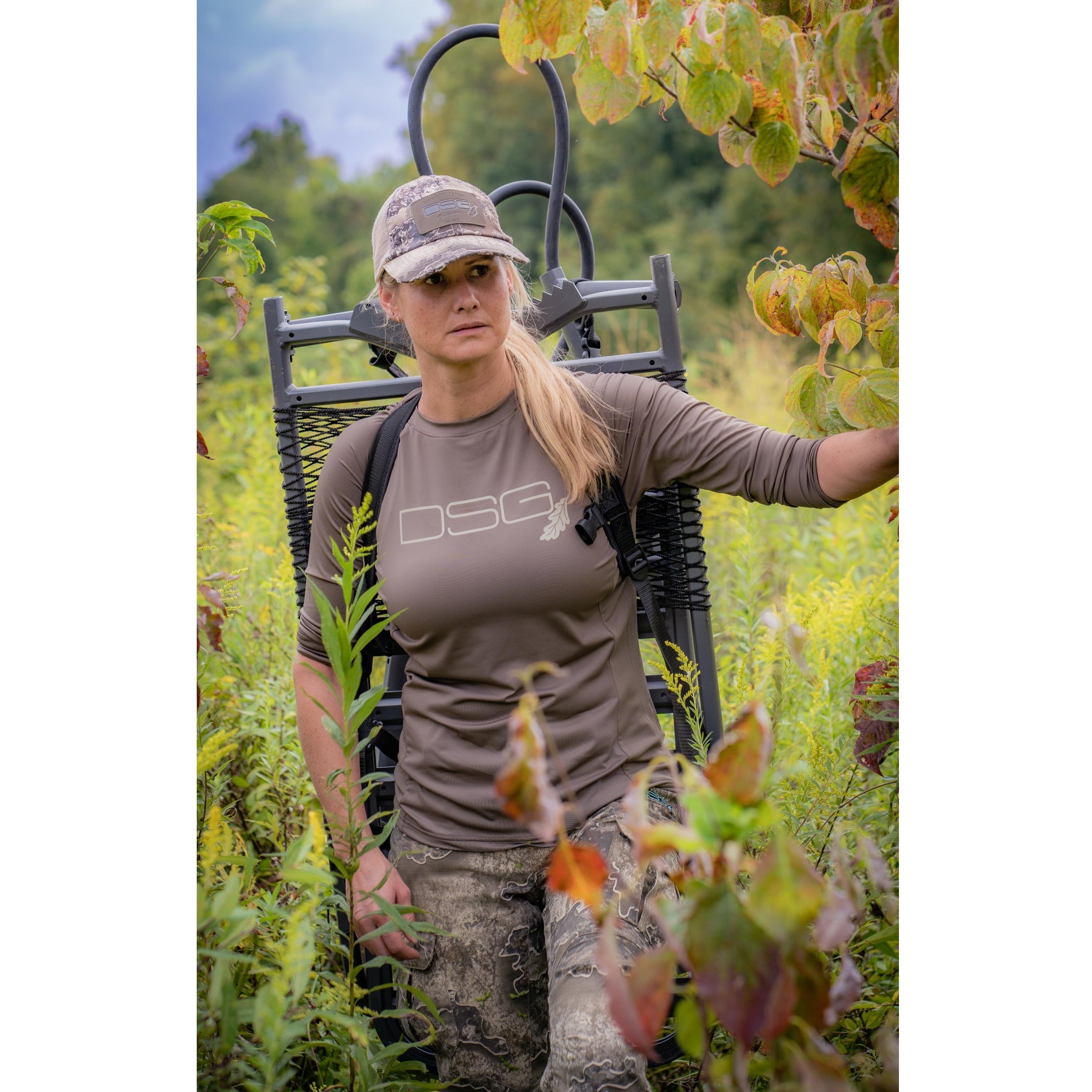 DSG LS Plus Size Ultra Lightweight UPF 50 Camo Tech Shirt | Assorted Colors