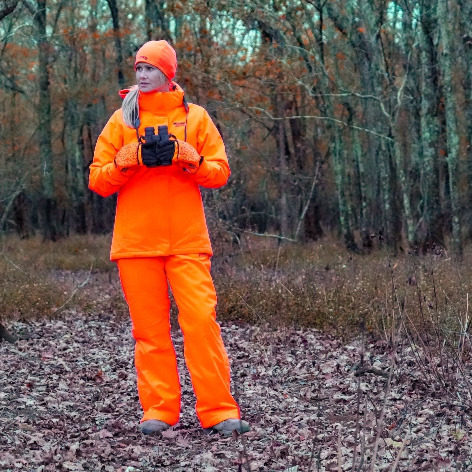 DSG Addie Plus Size Hunting Jacket- Blaze Orange & Blaze Pink