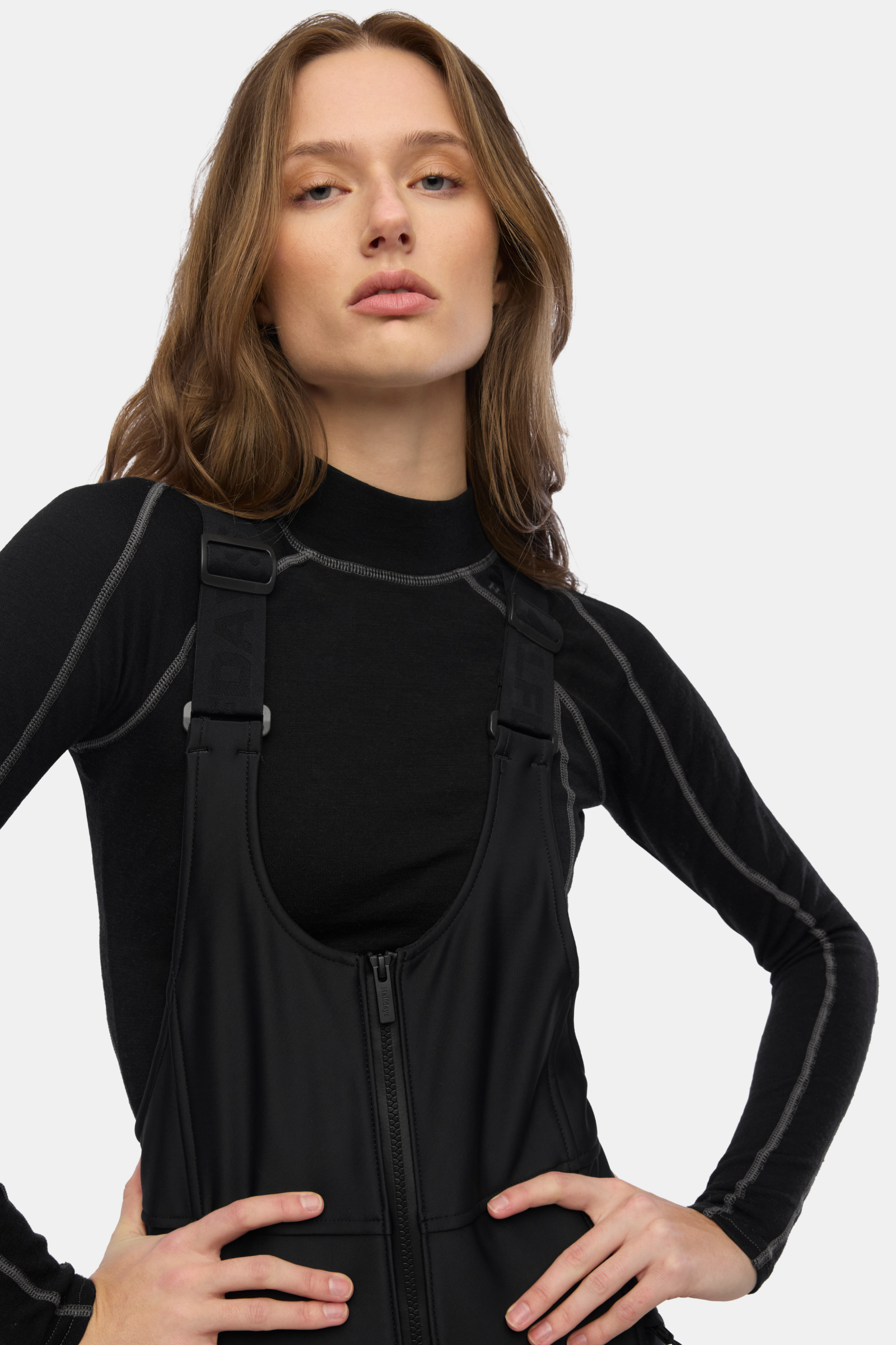 Halfdays Isabel Soft Shell Plus Size Bib Pant - Short