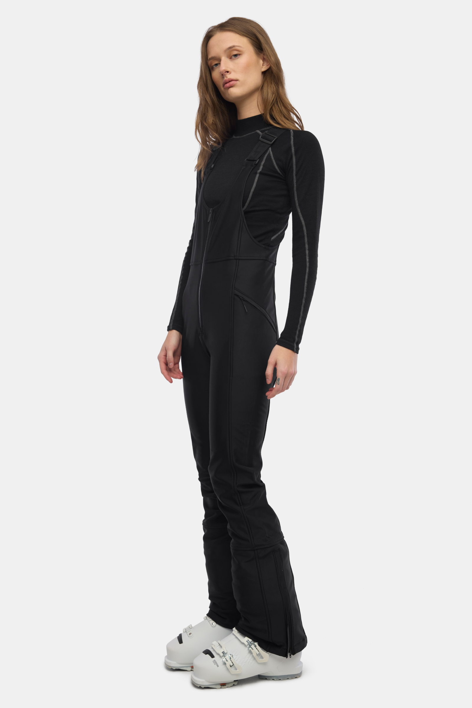 Halfdays Isabel Soft Shell Plus Size Bib Pant - Short