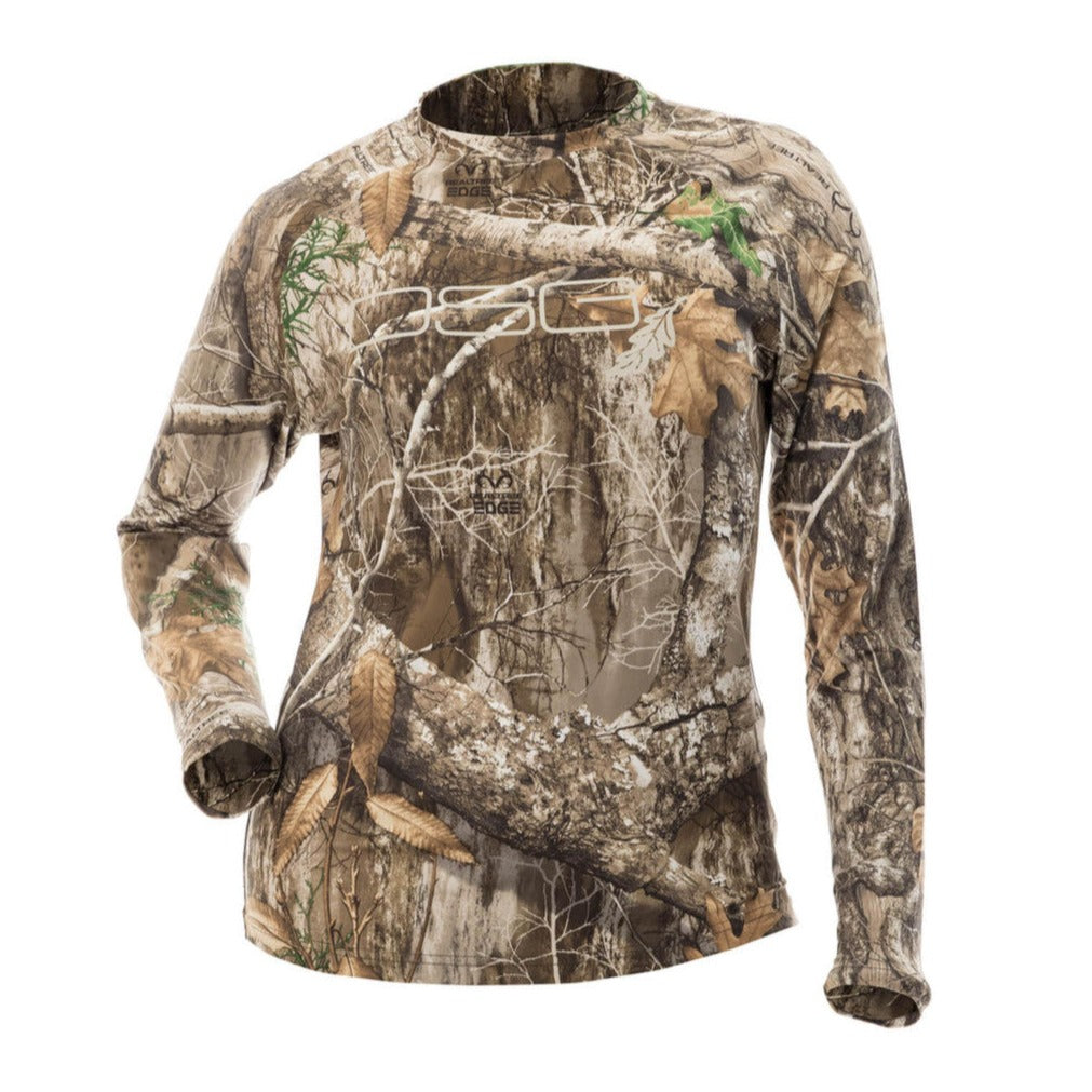 DSG LS Plus Size Camo Tech Shirt - UPF 50+ - Realtree Timber®
