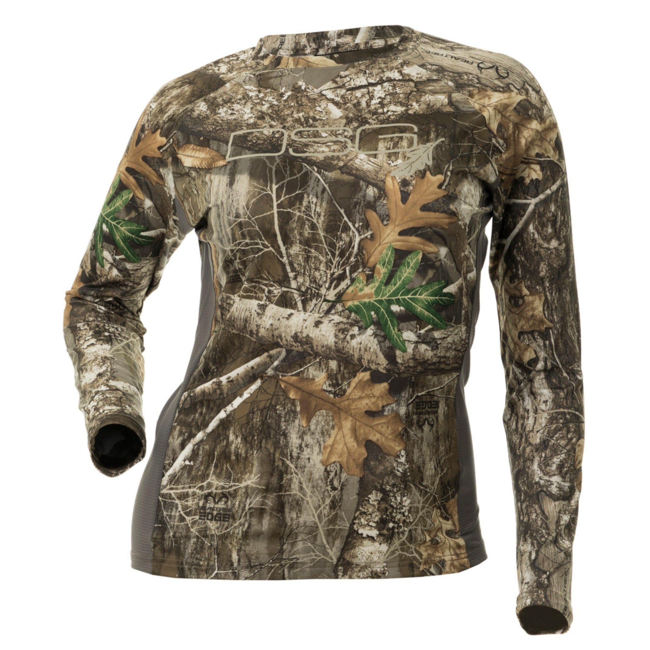 DSG LS Plus Size Ultra Lightweight UPF 50 Camo Tech Shirt | Assorted Colors