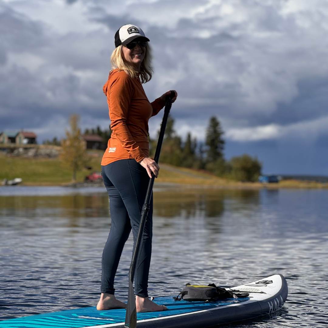 DSG Bamboo Plus Size Long Sleeve  UPF 30+ Hooded Shirt