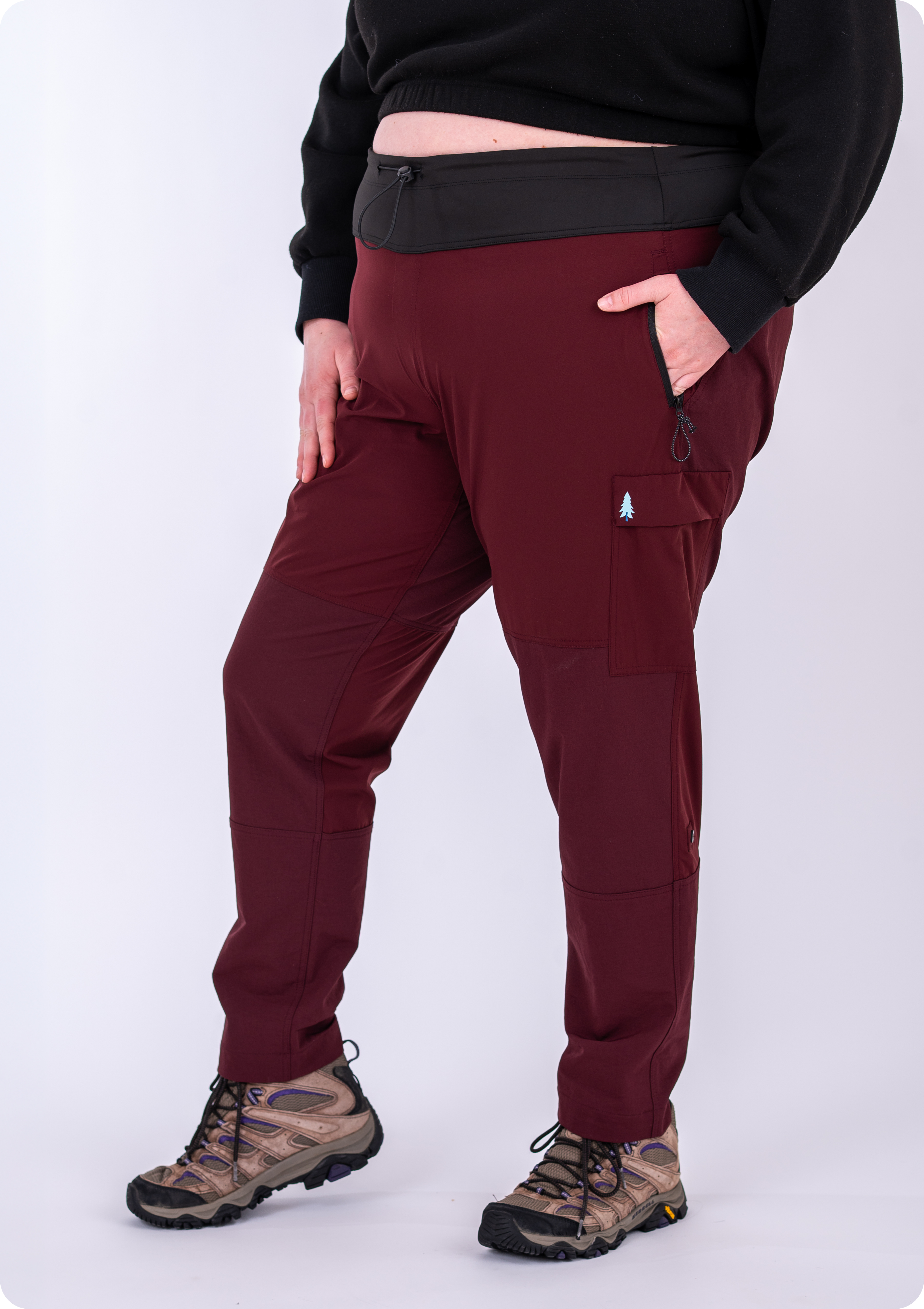 Plus SIze Hiking Pants | Brecken - Outie