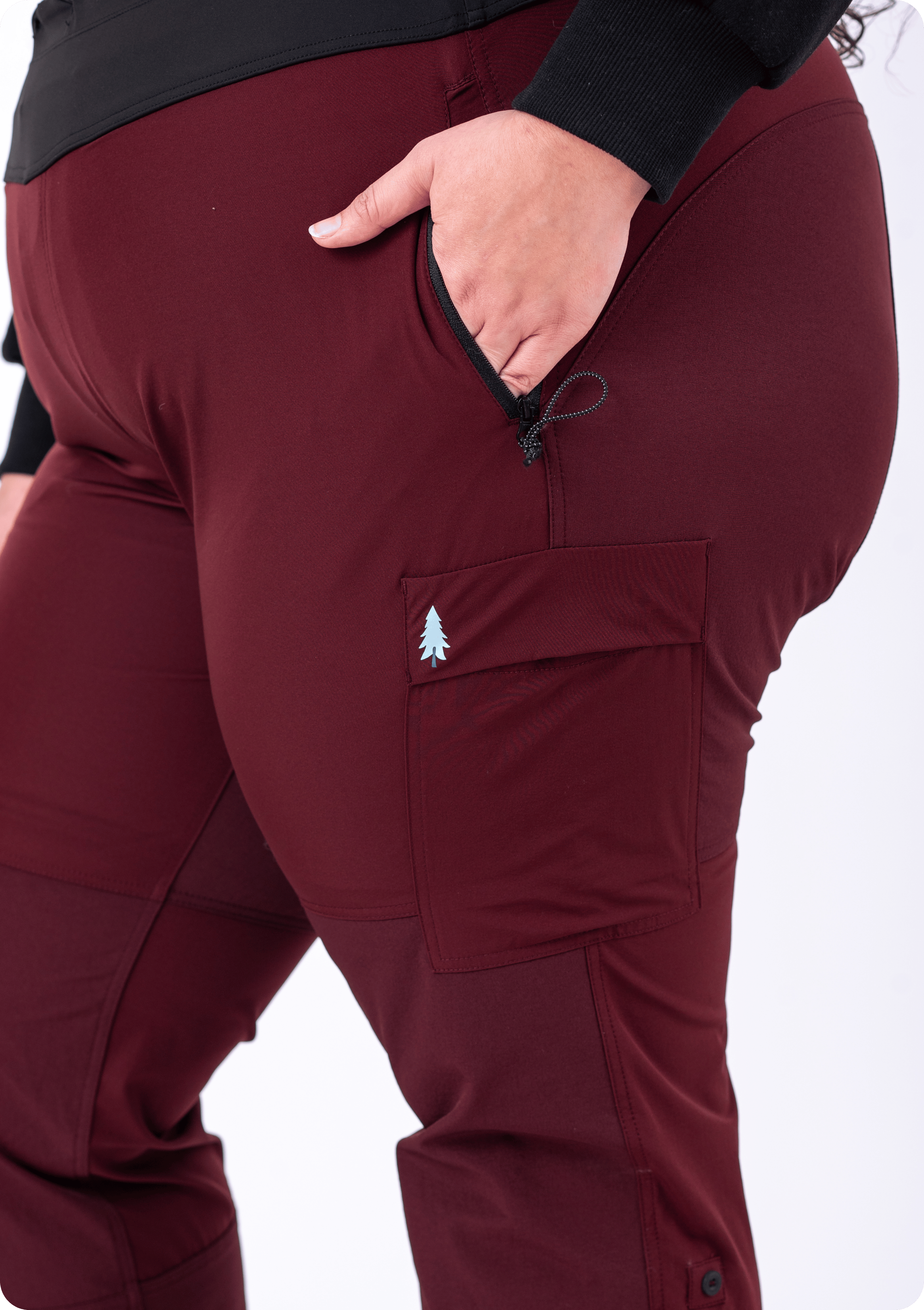 Plus SIze Hiking Pants | Brecken - Outie
