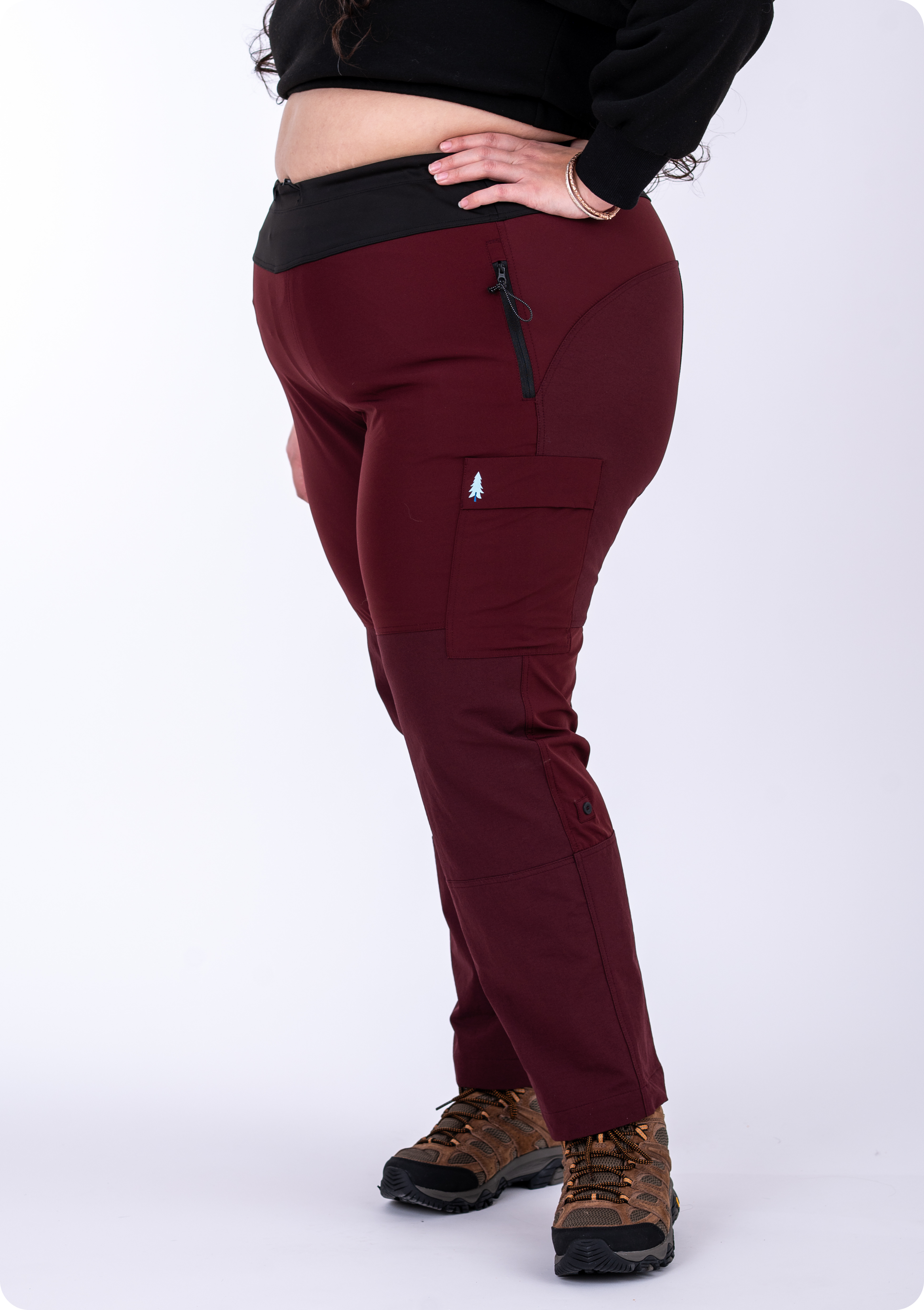 Plus SIze Hiking Pants | Brecken - Outie
