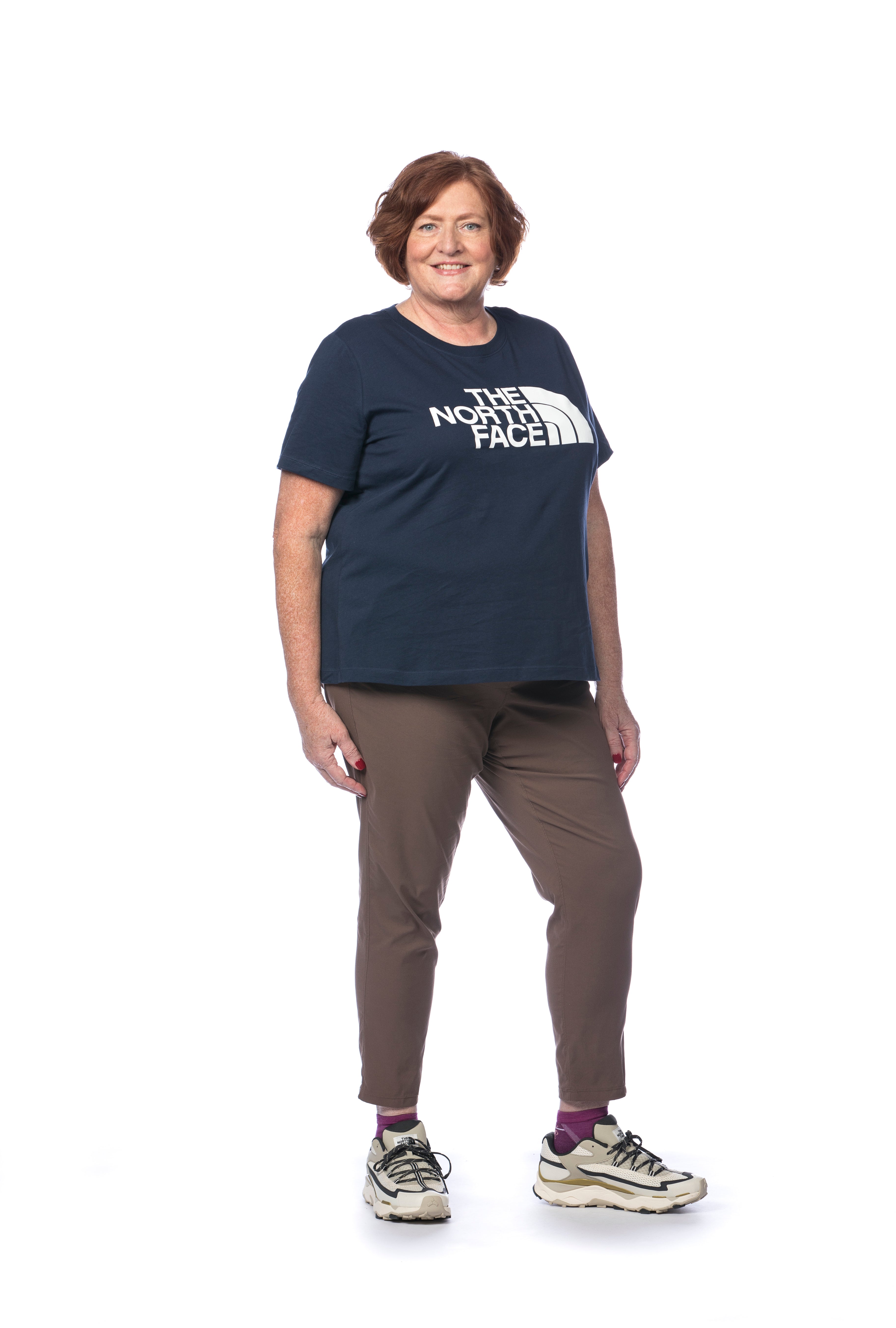 Deann in Mountain Hardwear Dynama/2 Ankle Plus Size Pants in Choss