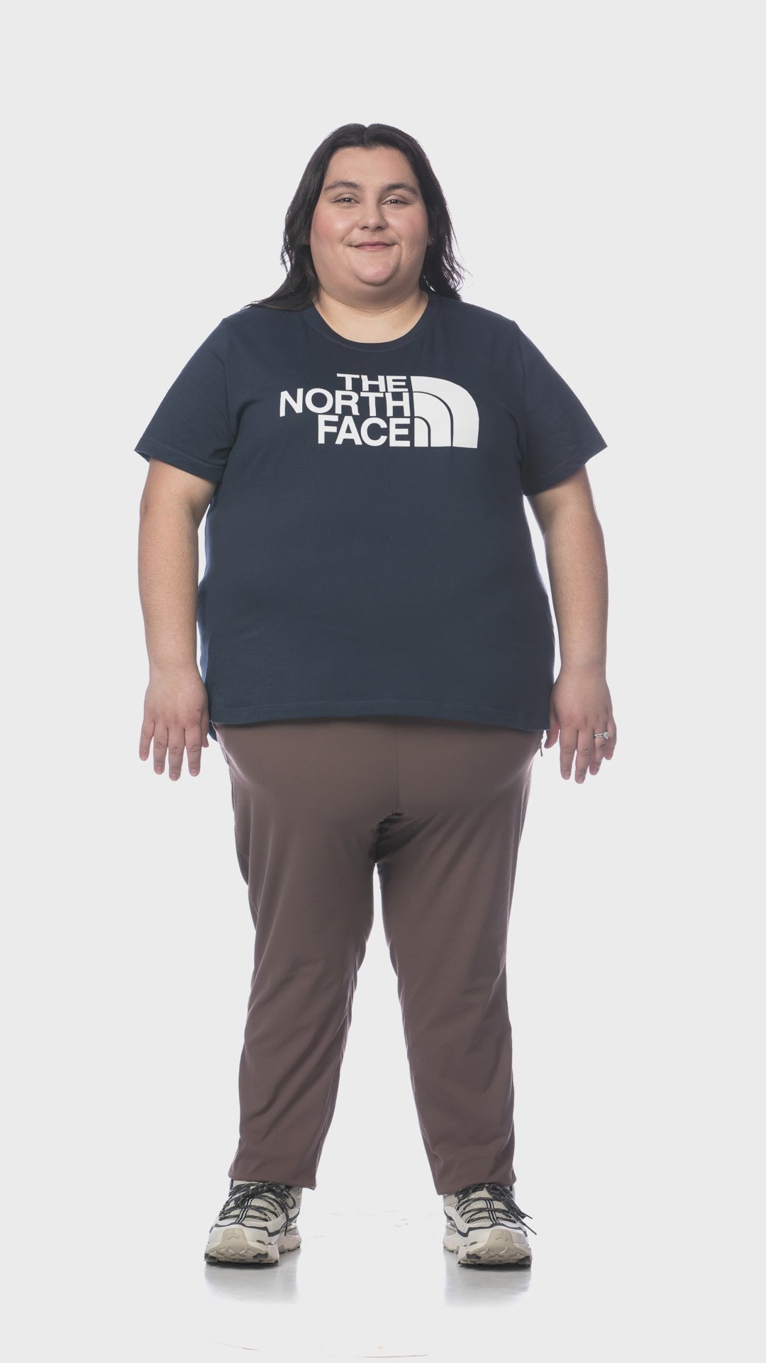 360 view of The North Face® Women's Plus Size S/S Half Dome Tee Success Active in Summit Navy