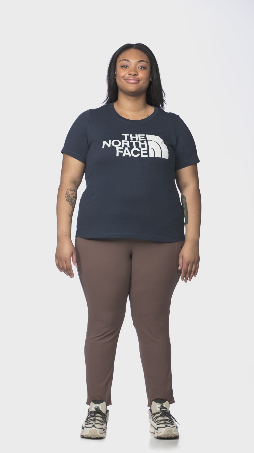 360 view of Martina The North Face® Women's Plus Size S/S Half Dome Tee Success Active in Summit Navy
