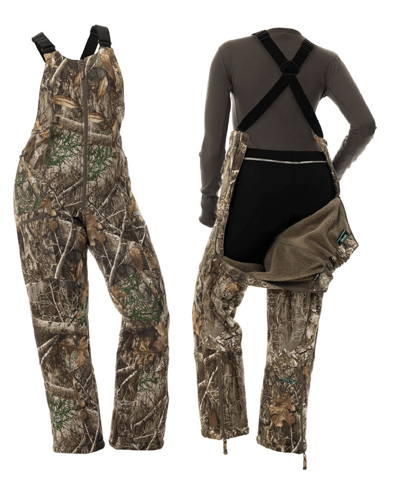 DSG Breanna 2.0 Plus Size Drop Seat Fleece Bib | Realtree Edge