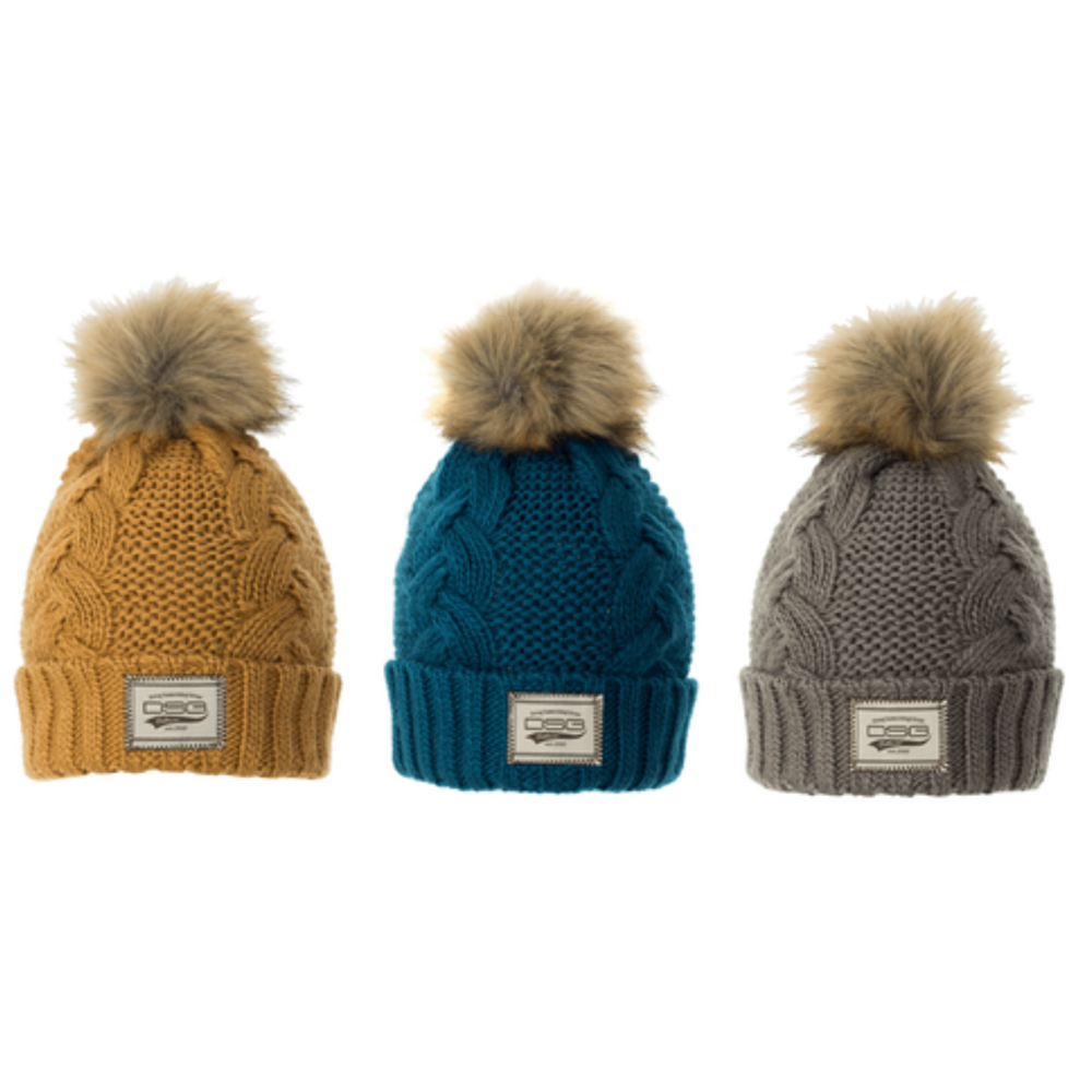 DSG Chunky Knit Pom Beanie | Assorted Colors | KinsaActive.com ...