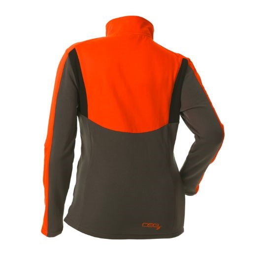 DSG Plus Size Upland Performance Fleece | Blaze Orange/Stone - Closeout